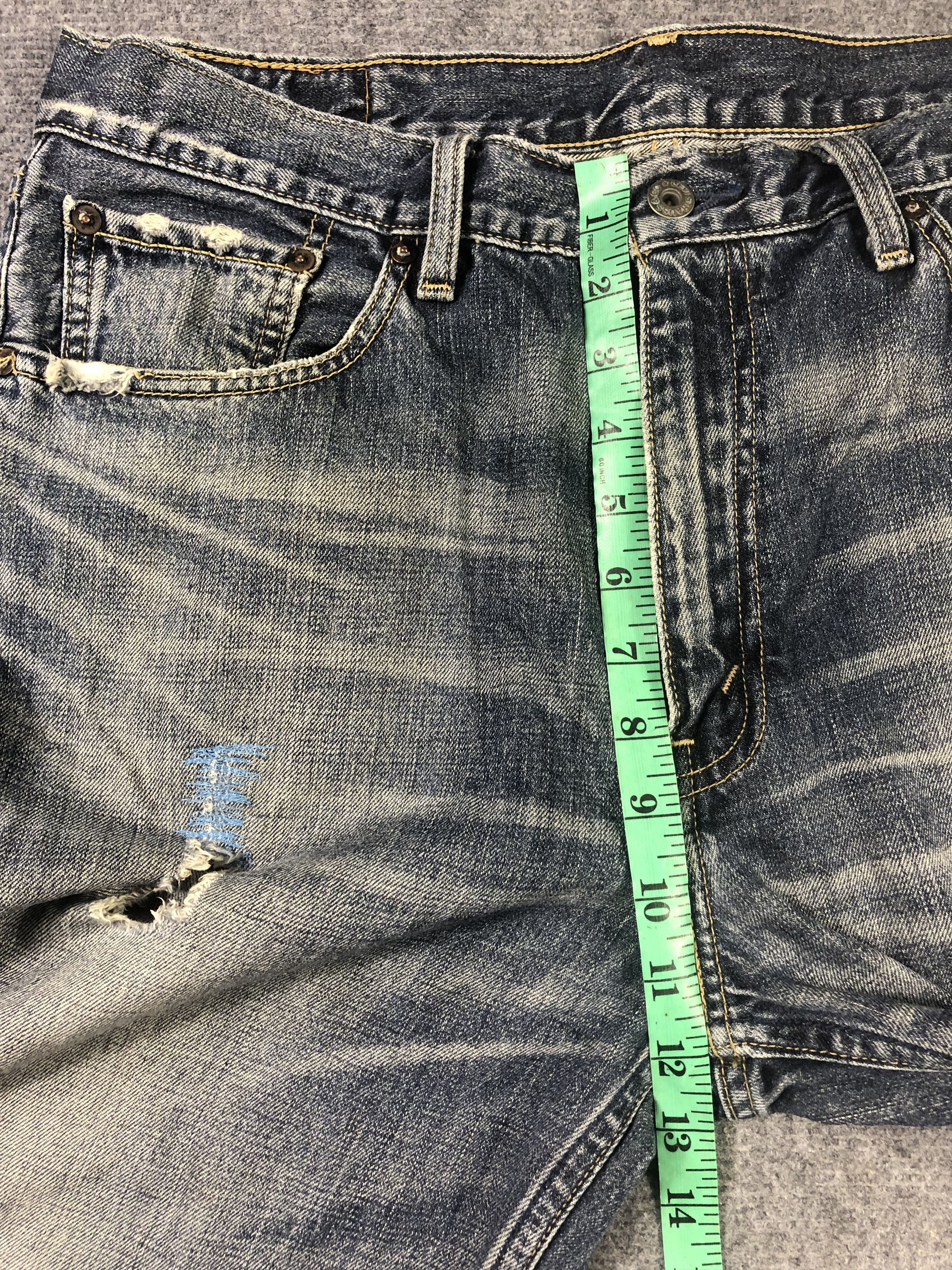 Levi's Wash Blue Levis 502 Denim Jeans 36x33.5 Size US 36 / EU 52 - 7 Thumbnail