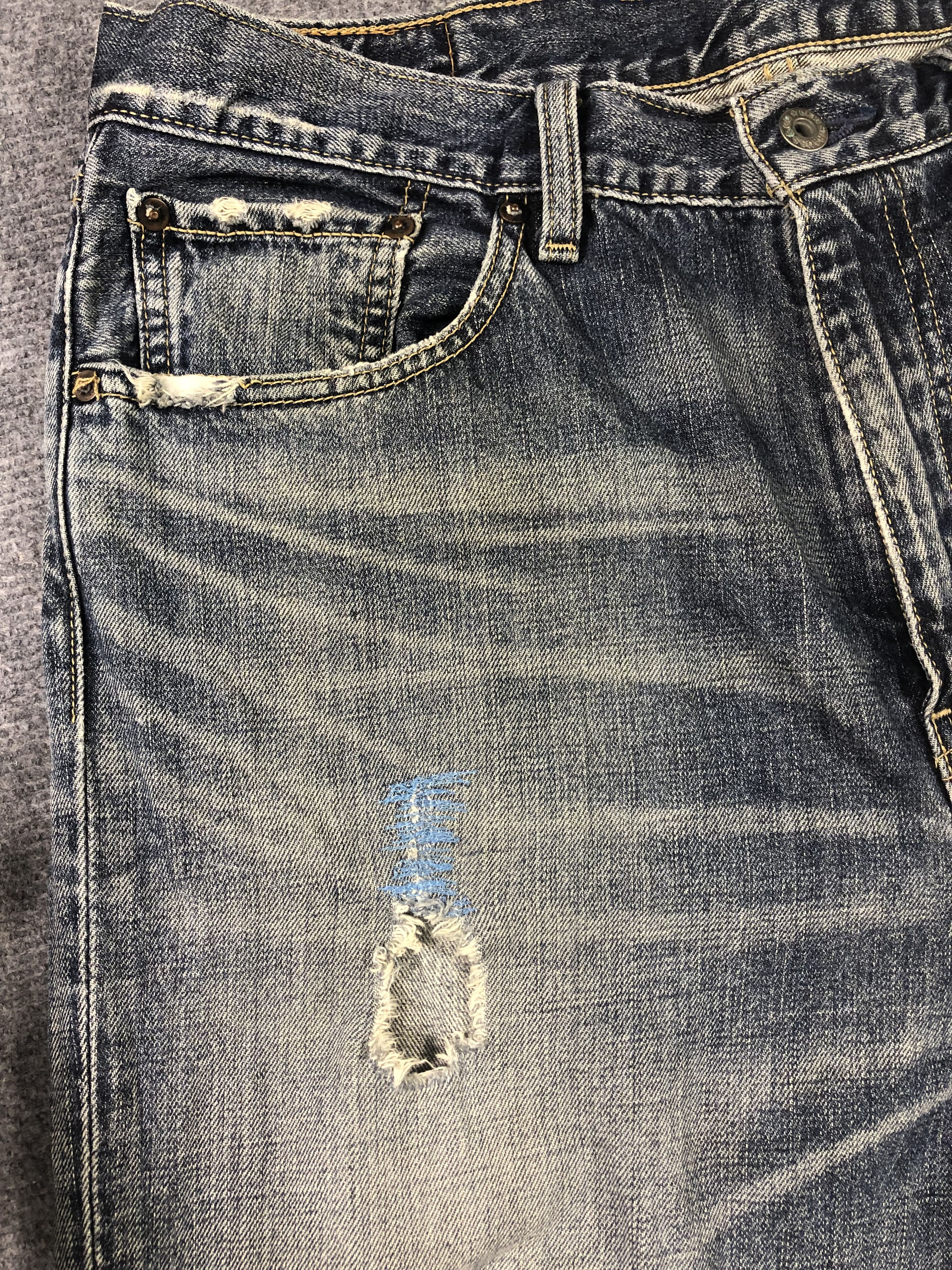 Levi's Wash Blue Levis 502 Denim Jeans 36x33.5 Size US 36 / EU 52 - 8 Thumbnail