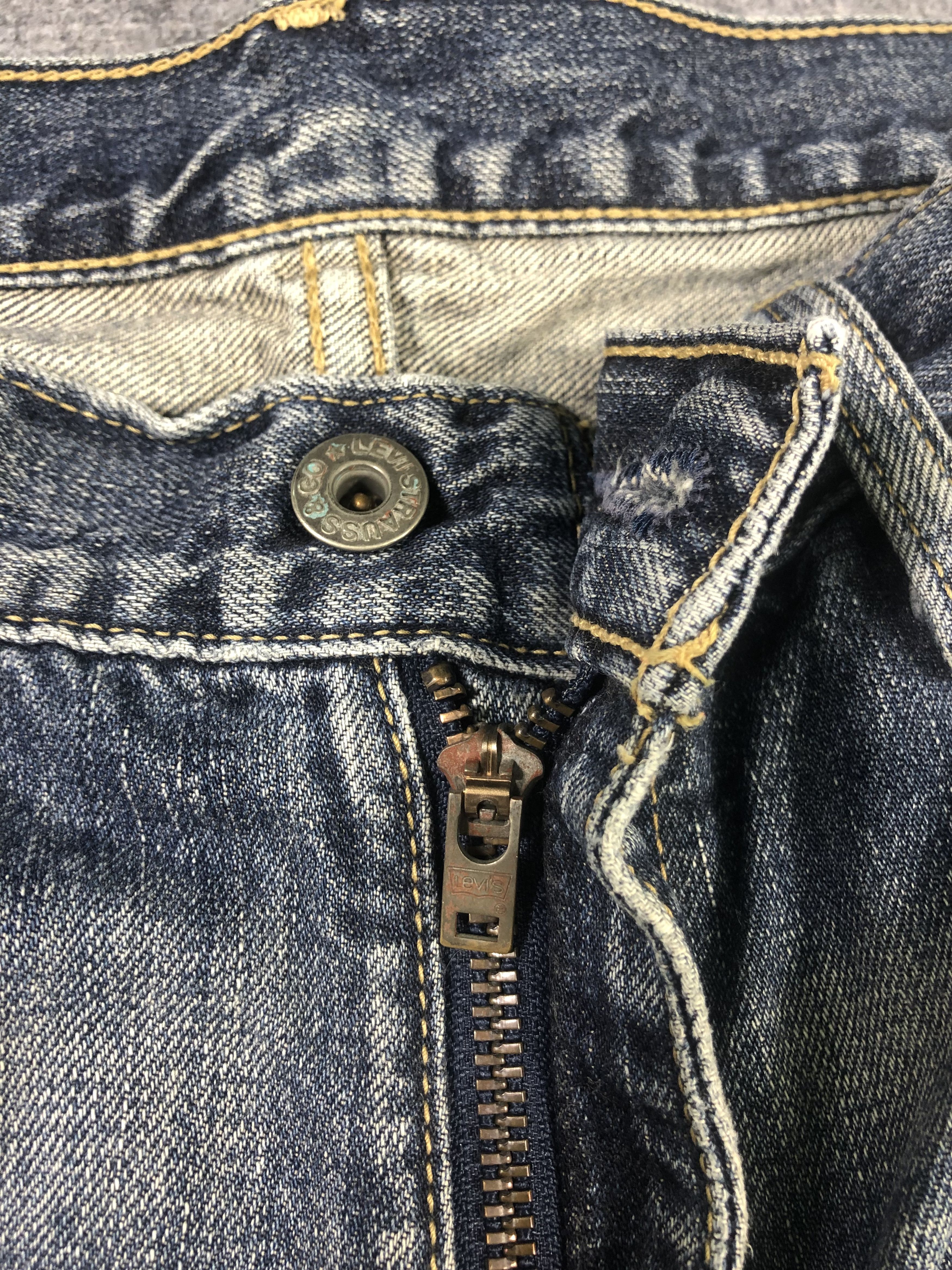 Levi's Wash Blue Levis 502 Denim Jeans 36x33.5 Size US 36 / EU 52 - 3 Thumbnail