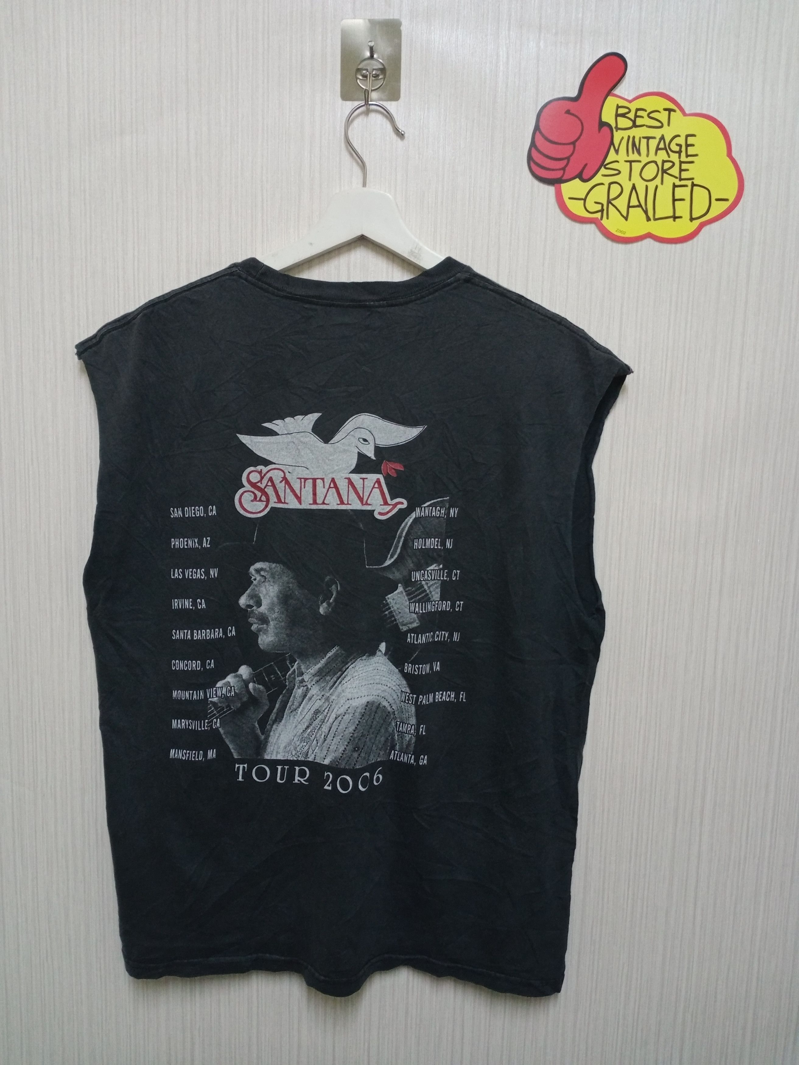 Band Tees Vintage Santana Tour 2006 Tshirt Size US L / EU 52-54 / 3 - 3 Thumbnail