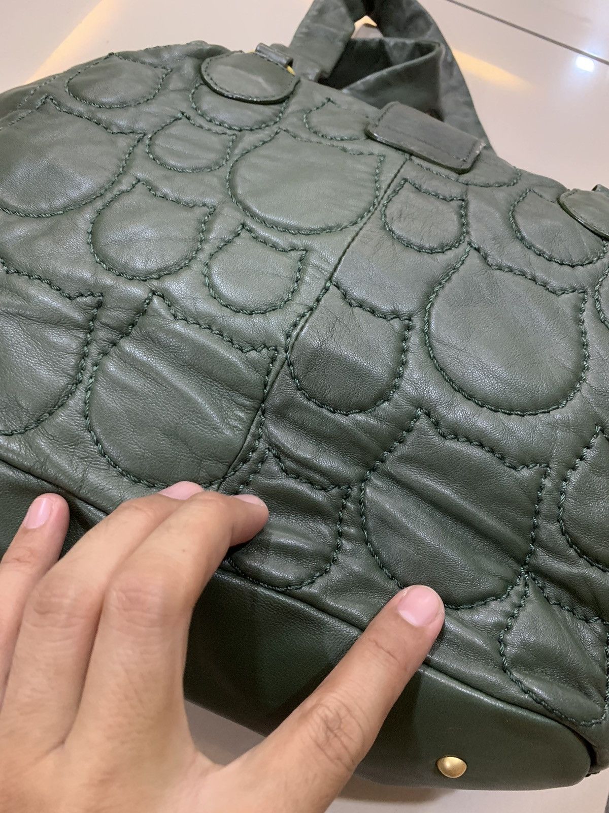Issey Miyake × Tsumori Chisato TSUMORI CHISATO BY ISSEY MIYAKE CALF LEATHER QUILTED BAG Size ONE SIZE - 6 Thumbnail