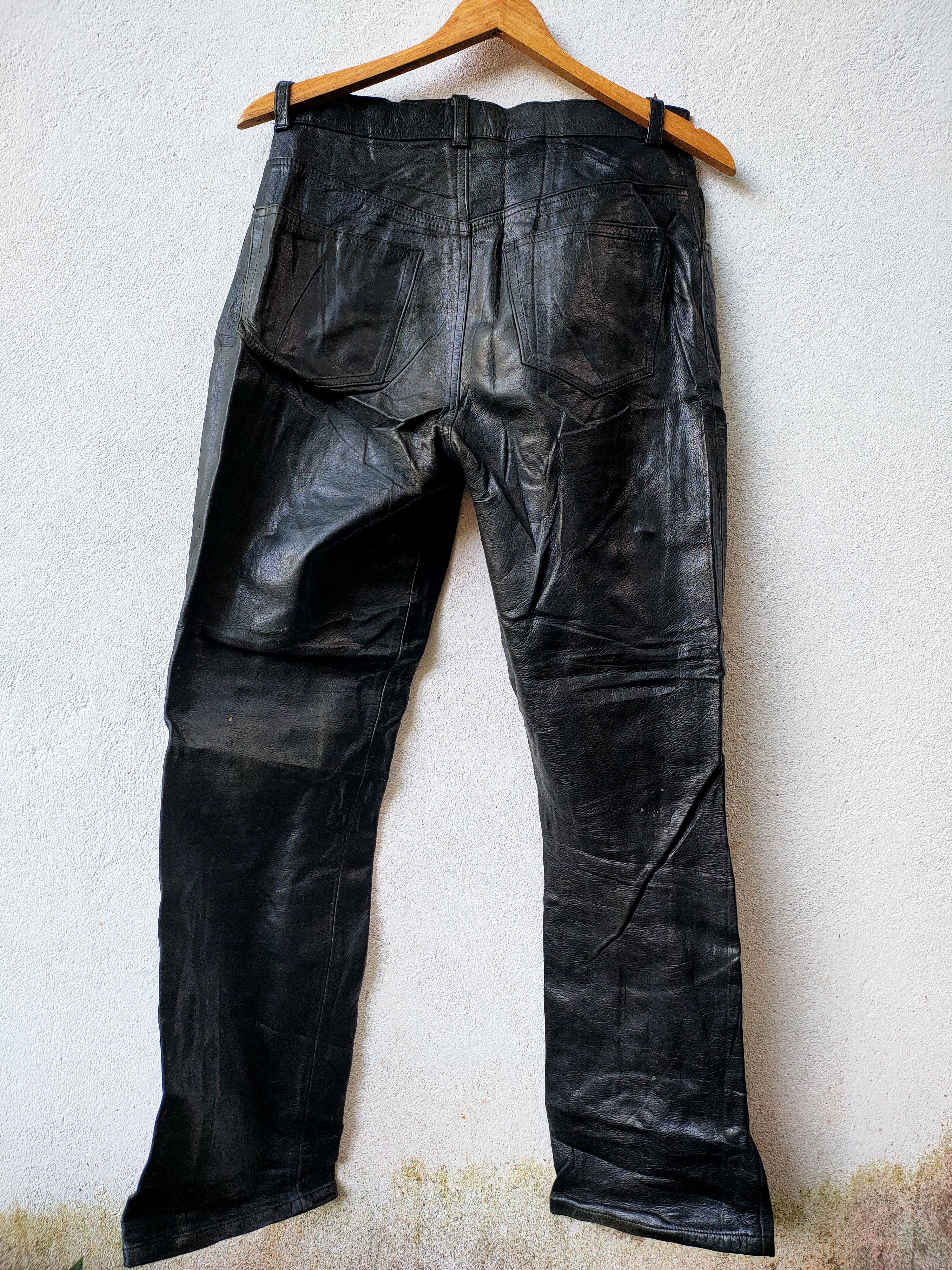 Japanese Brand Full leather pants american bike Size US 30 / EU 46 - 2 Thumbnail