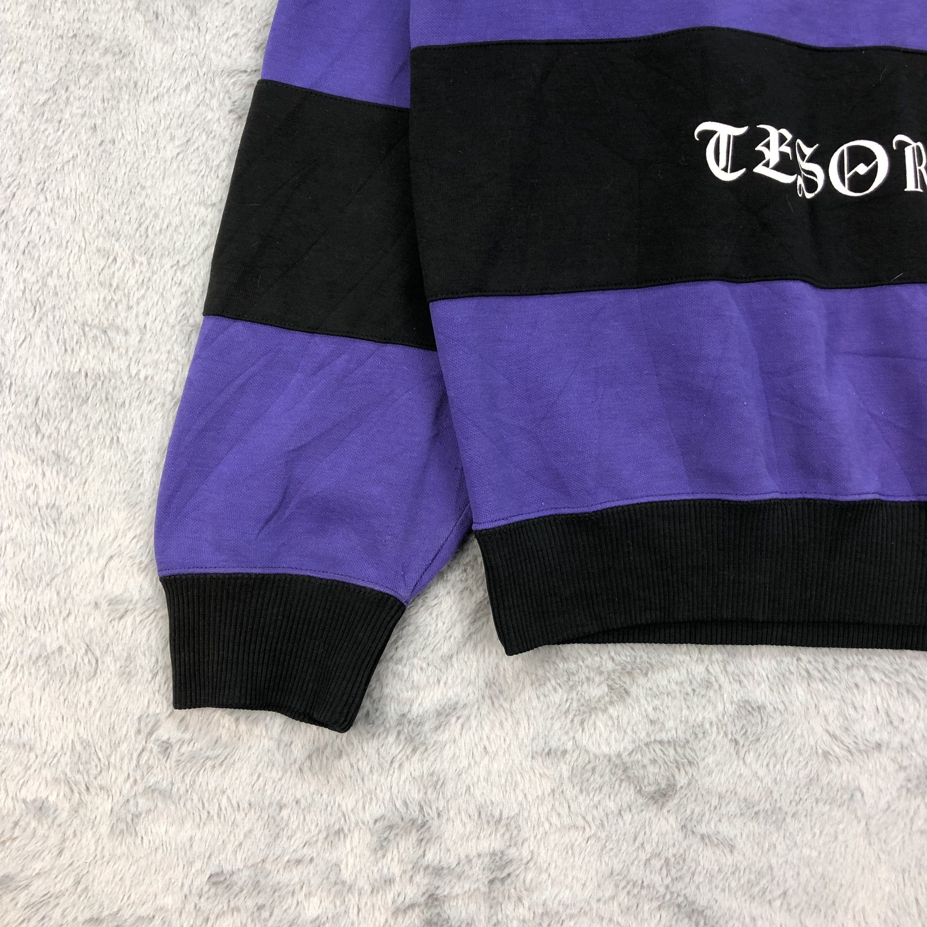 Japanese Brand Tesoro Mio Embroidery Logo Colorblock Sweatshirts #4455-154 Size US M / EU 48-50 / 2 - 5 Thumbnail