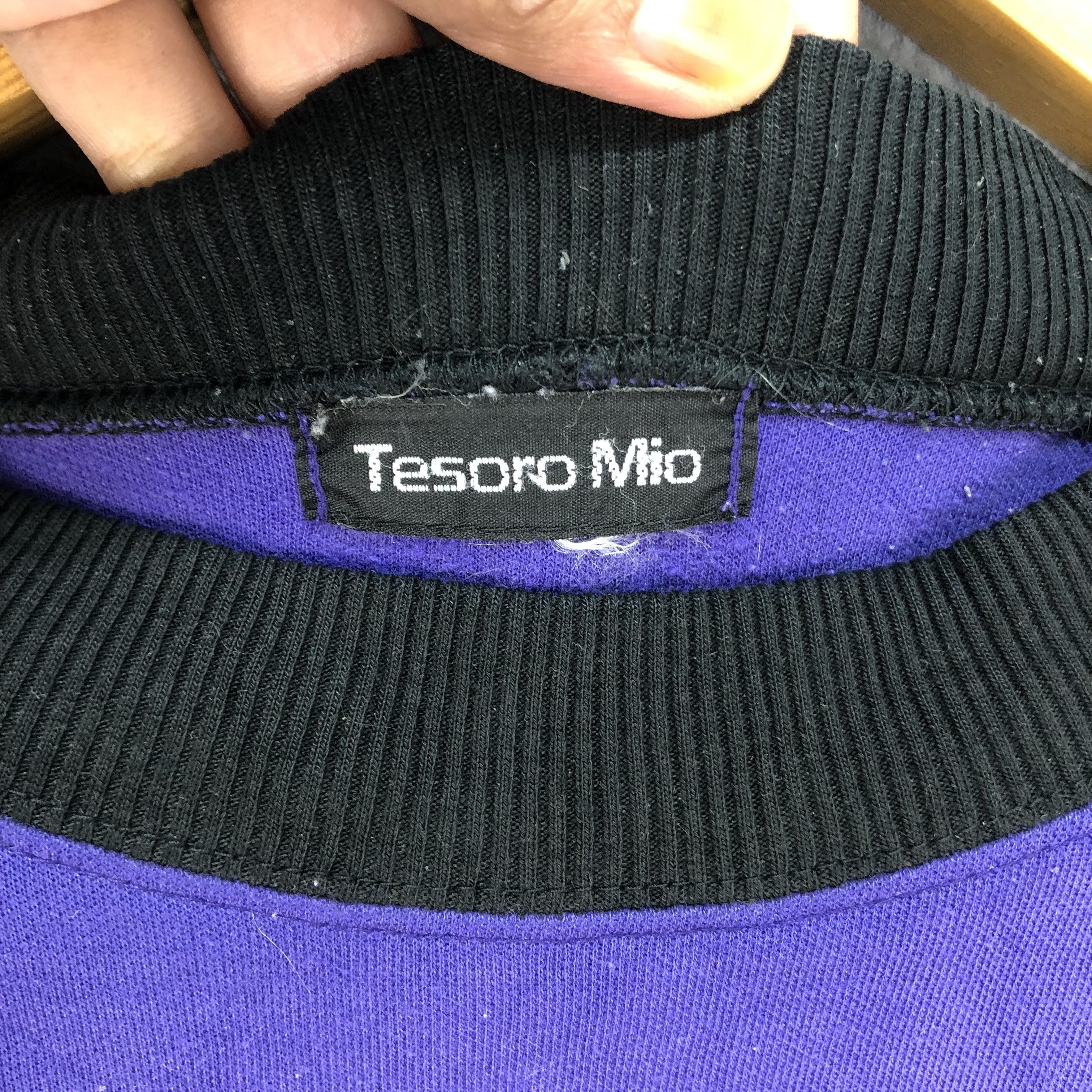 Japanese Brand Tesoro Mio Embroidery Logo Colorblock Sweatshirts #4455-154 Size US M / EU 48-50 / 2 - 7 Thumbnail