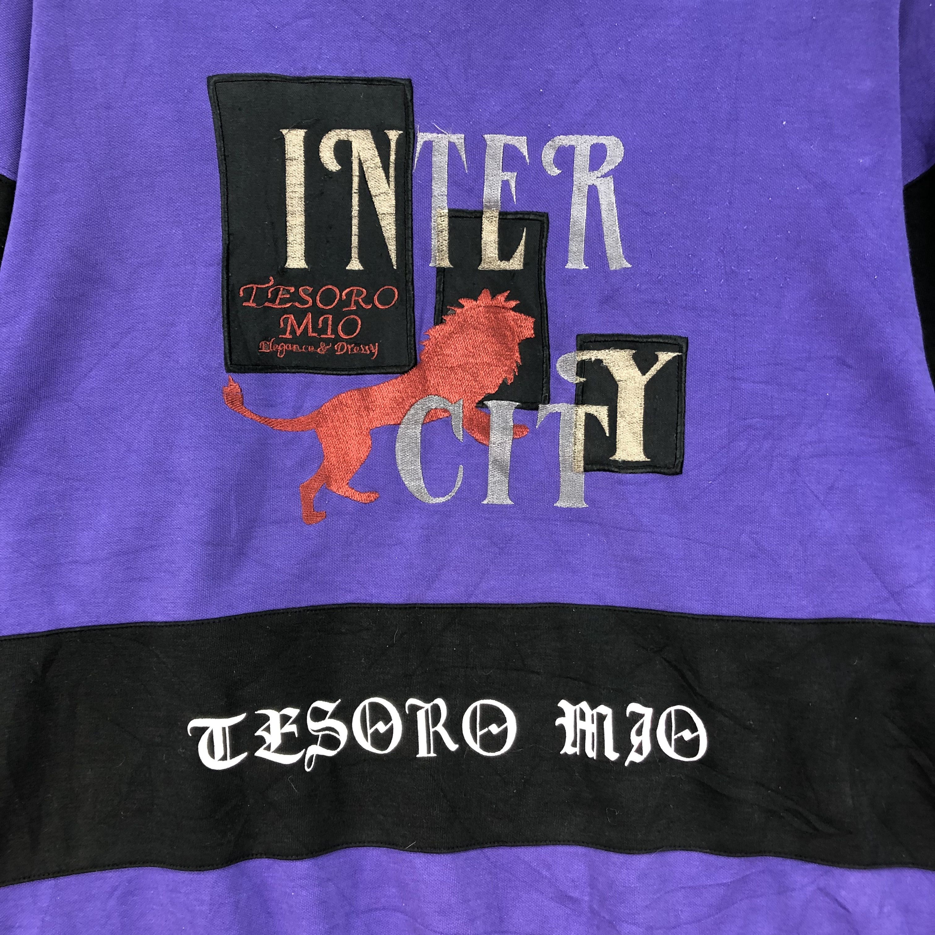 Japanese Brand Tesoro Mio Embroidery Logo Colorblock Sweatshirts #4455-154 Size US M / EU 48-50 / 2 - 3 Thumbnail