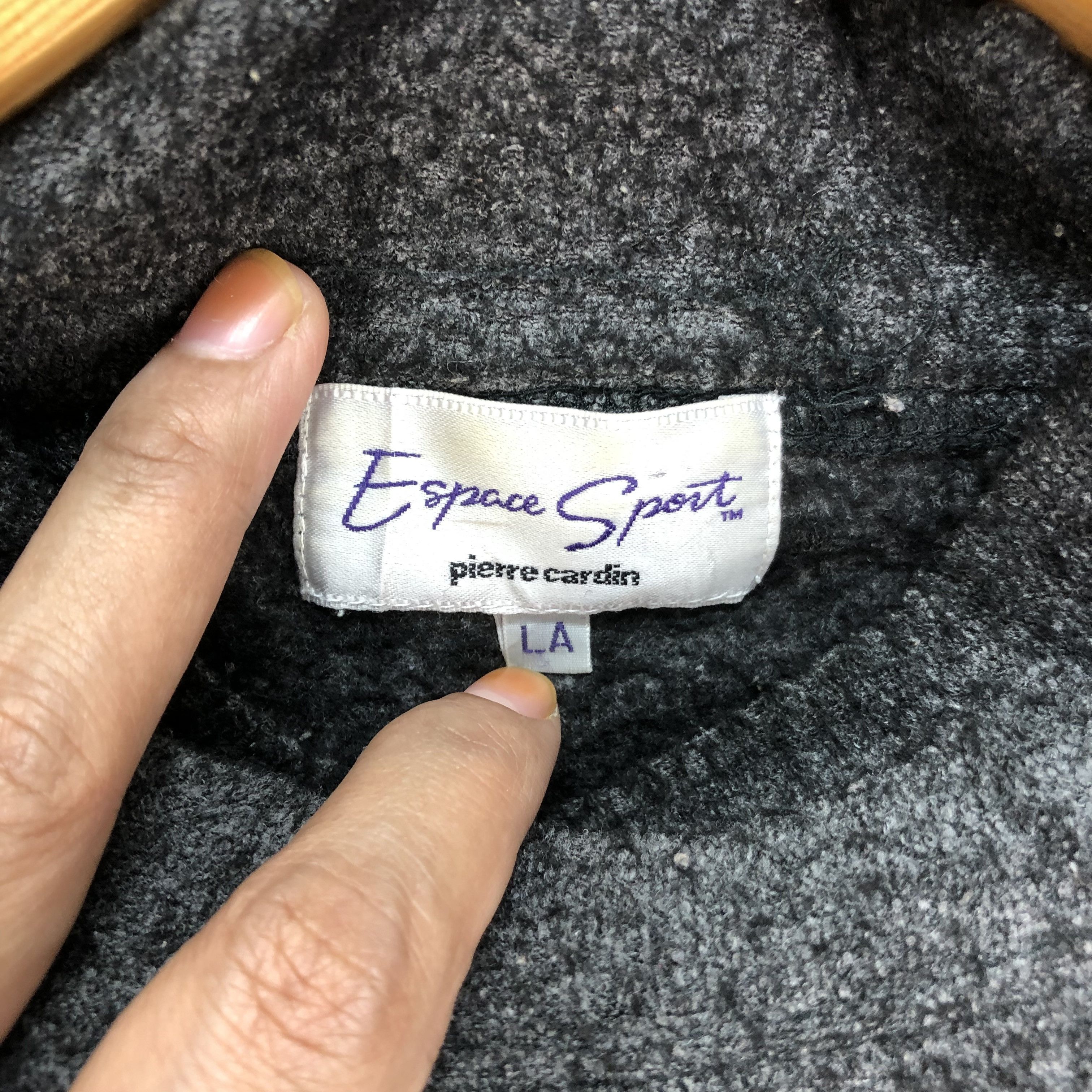Pierre Cardin Espace Sport Pierre Cardin Big Logo Fleece Sweater #4450-154 Size US L / EU 52-54 / 3 - 7 Thumbnail