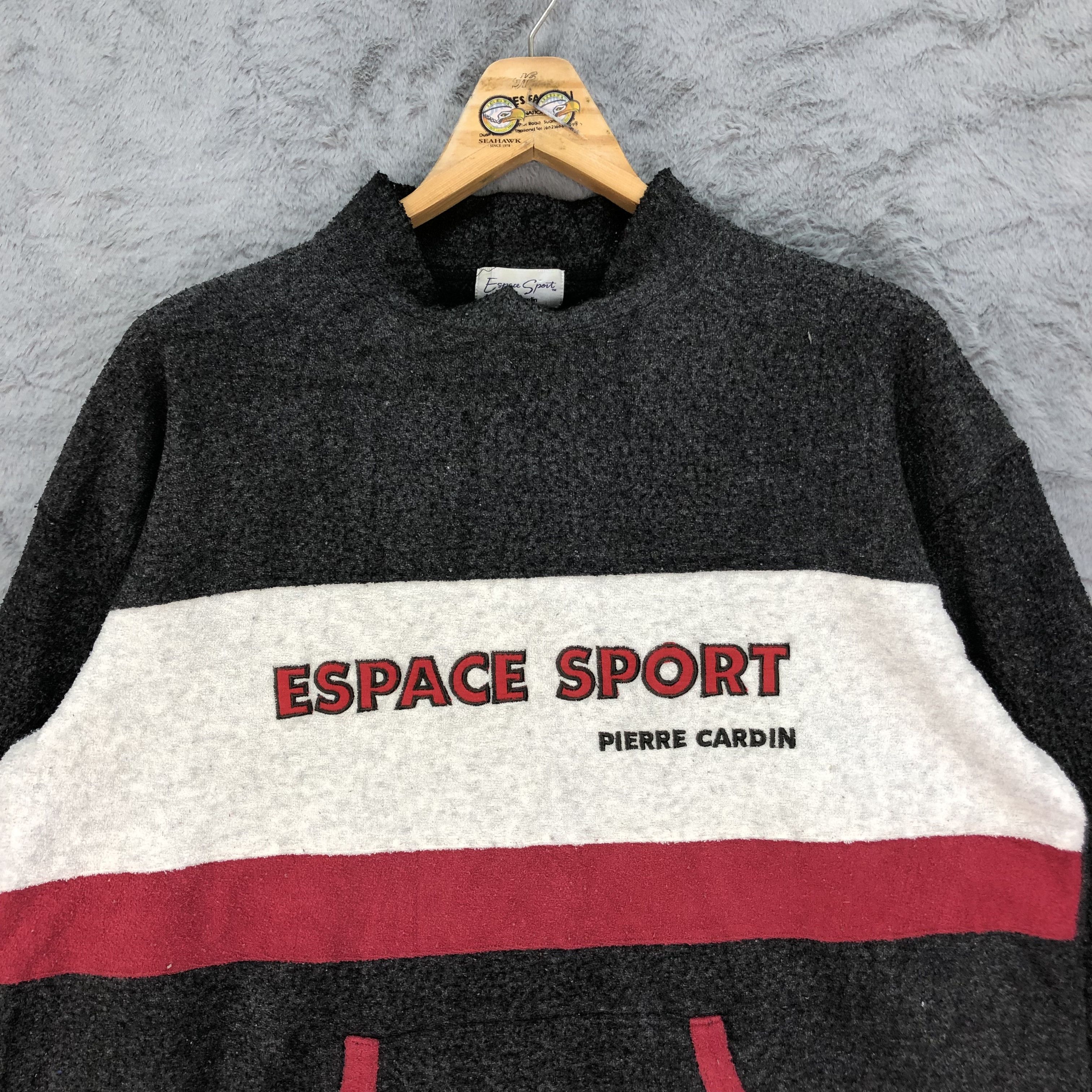Pierre Cardin Espace Sport Pierre Cardin Big Logo Fleece Sweater #4450-154 Size US L / EU 52-54 / 3 - 2 Thumbnail