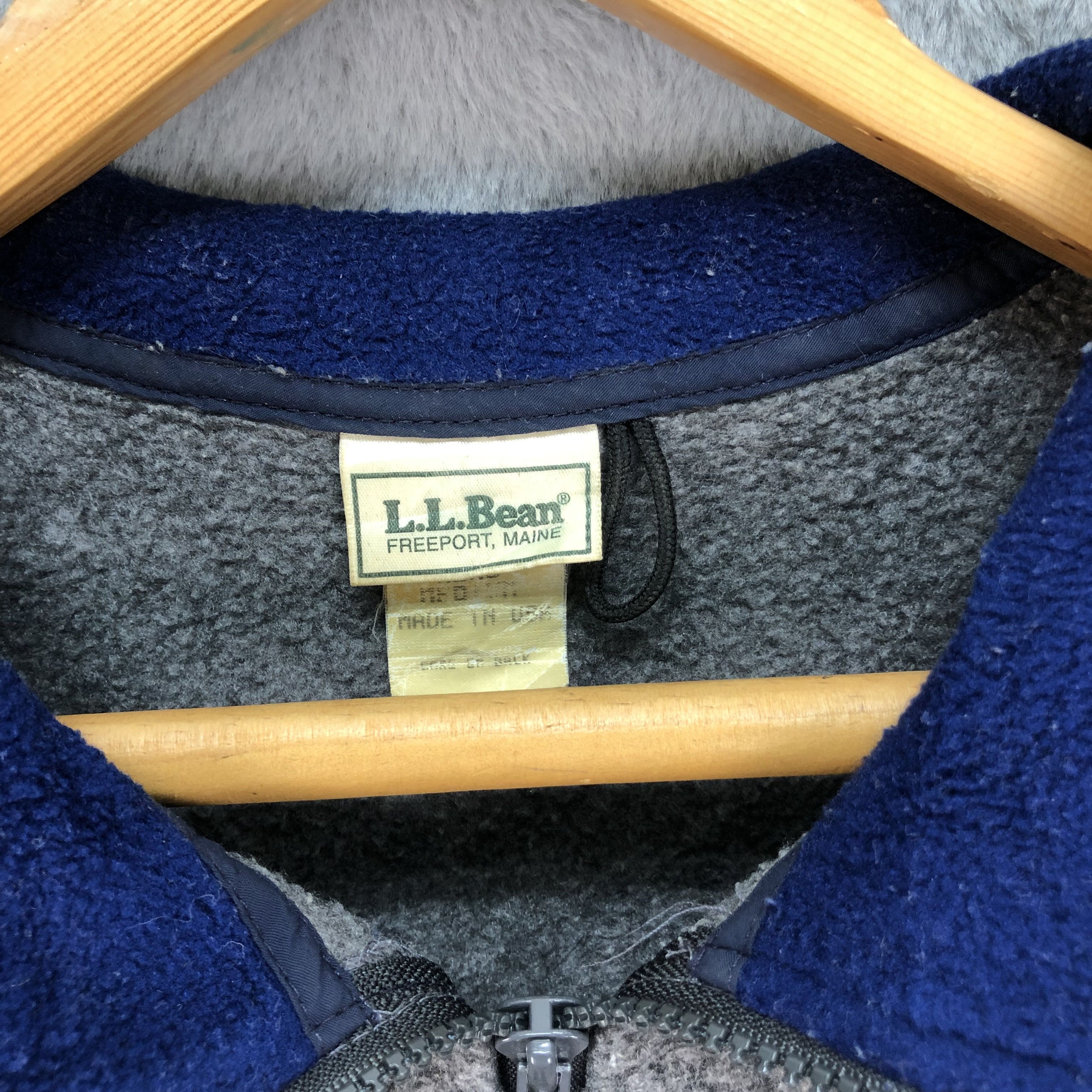 L.L. Bean Vintage L.L. Bean Made In Usa Fleece Sweater #4449-154 Size US M / EU 48-50 / 2 - 7 Thumbnail