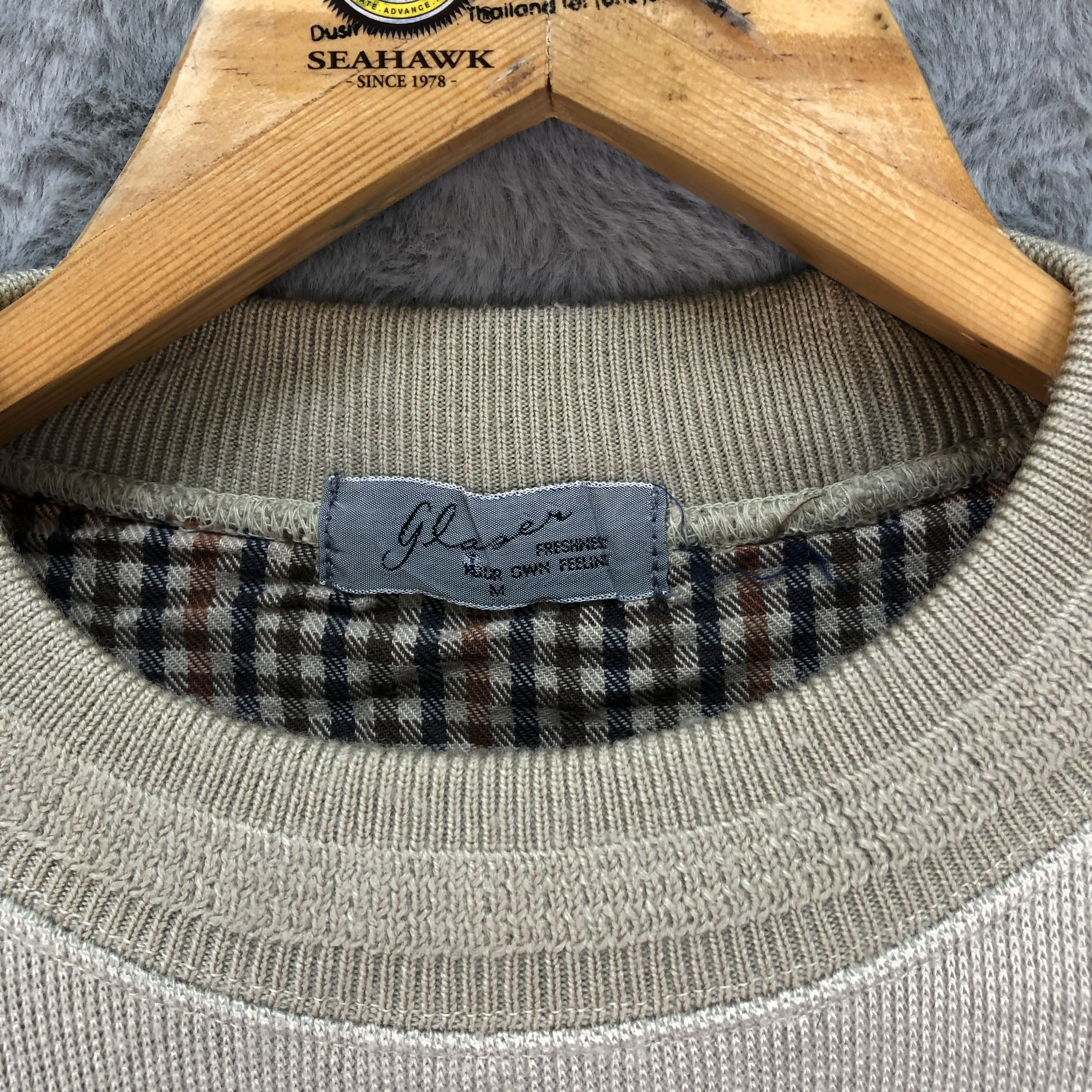 Japanese Brand WOODMAN Embroidery Big Logo Sweatshirts #4444-154 Size US M / EU 48-50 / 2 - 7 Thumbnail