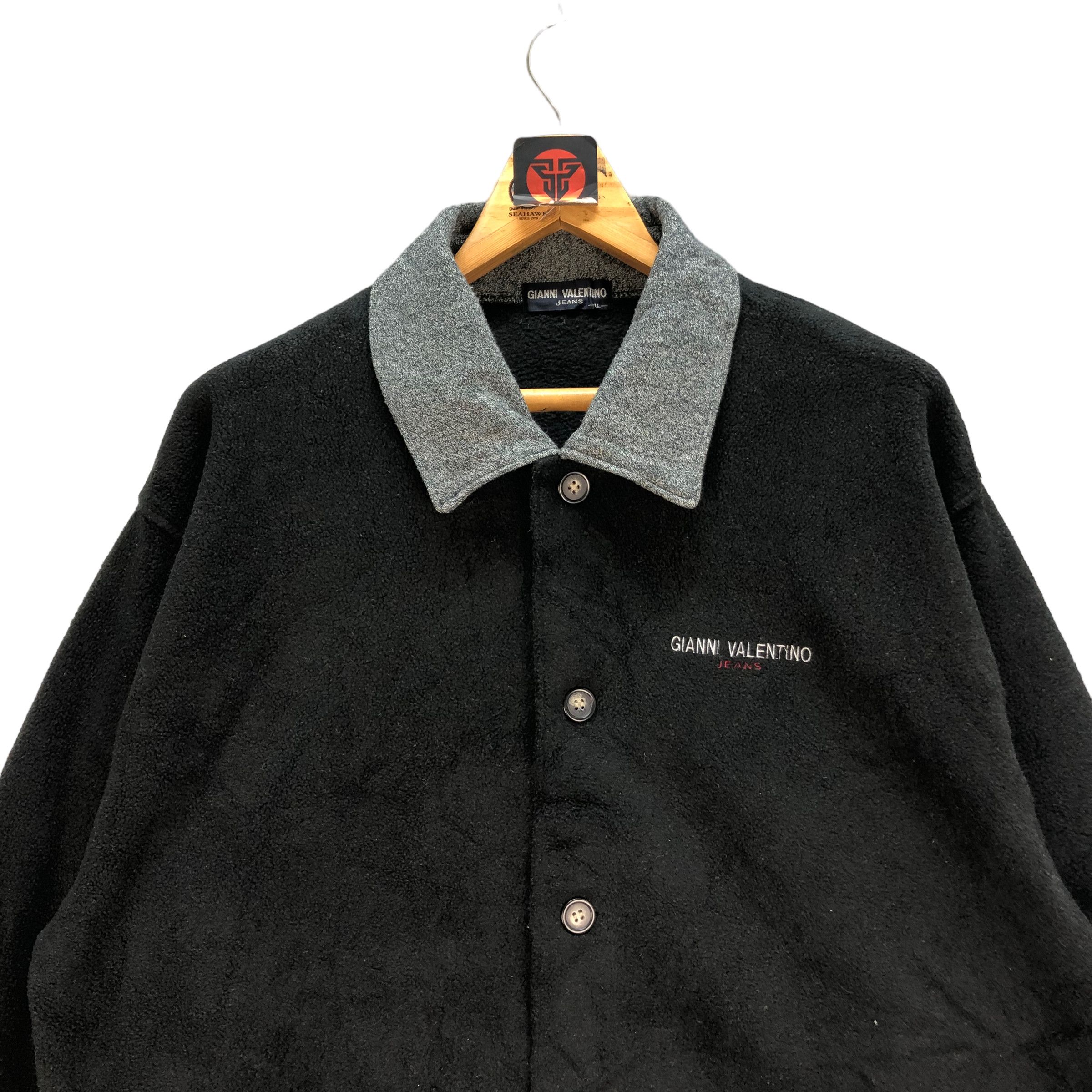 Gianni Valentino GIANNI VALENTINO JEANS FLEECE JACKET #7197-118 Size US L / EU 52-54 / 3 - 2 Thumbnail