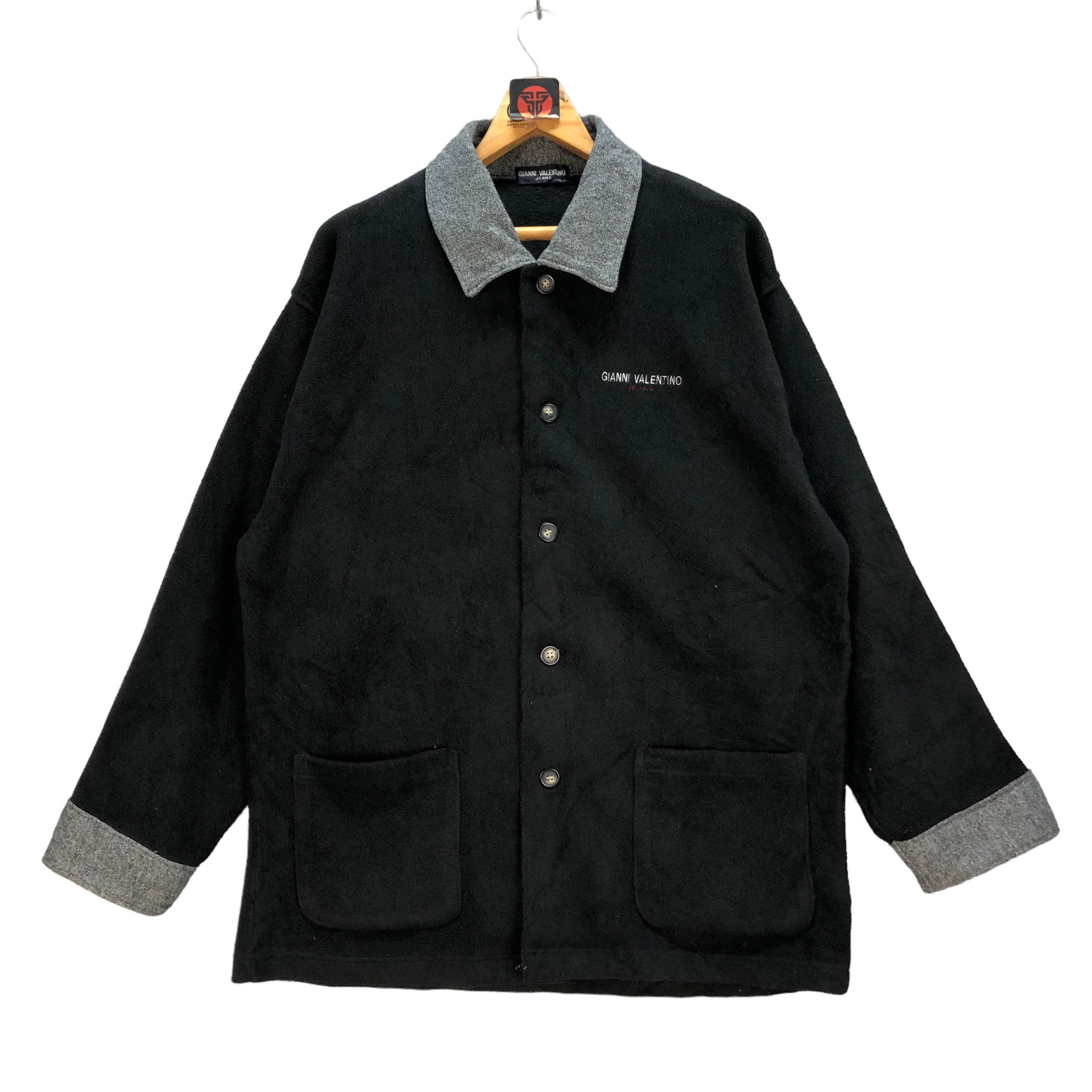 Gianni Valentino GIANNI VALENTINO JEANS FLEECE JACKET #7197-118 Size US L / EU 52-54 / 3 - 1 Thumbnail