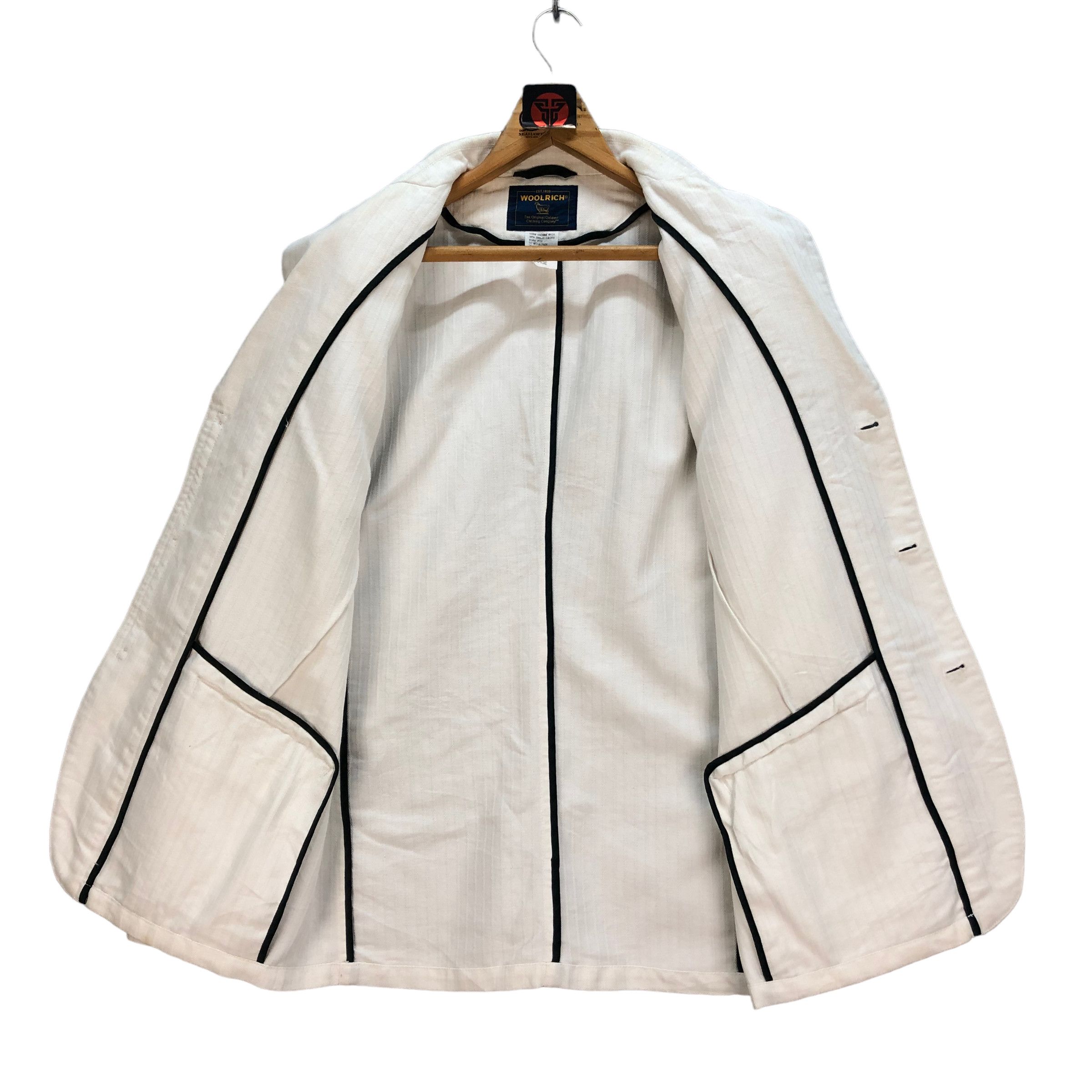 Woolrich Woolen Mills WOOLRICH WHITE CASUAL JACKET #7201-118 Size US L / EU 52-54 / 3 - 6 Thumbnail
