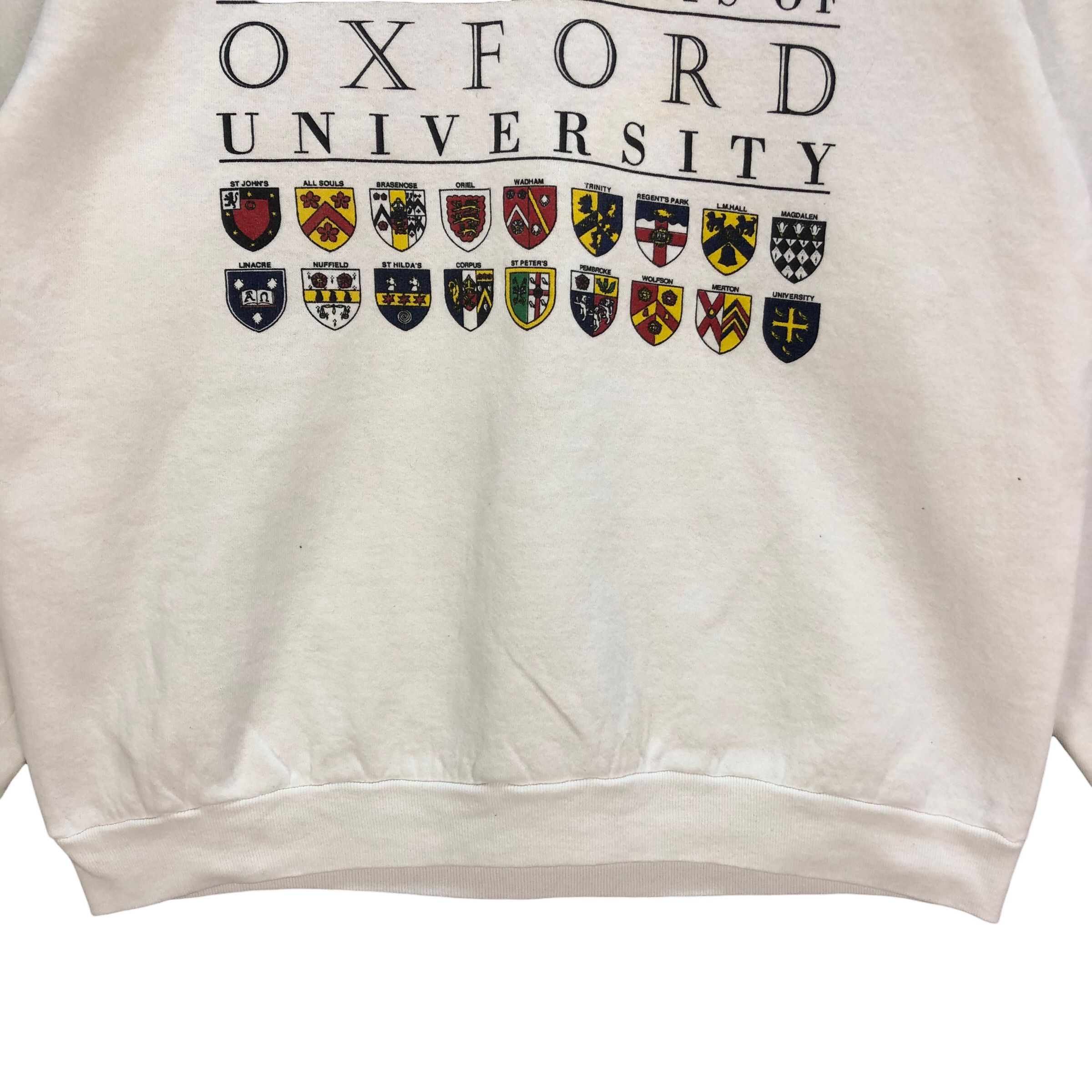 Vintage COLLEGE CHEST OF OXFORD UNIVERSITY SWEATSHIRTS #7206-118 Size US L / EU 52-54 / 3 - 4 Thumbnail