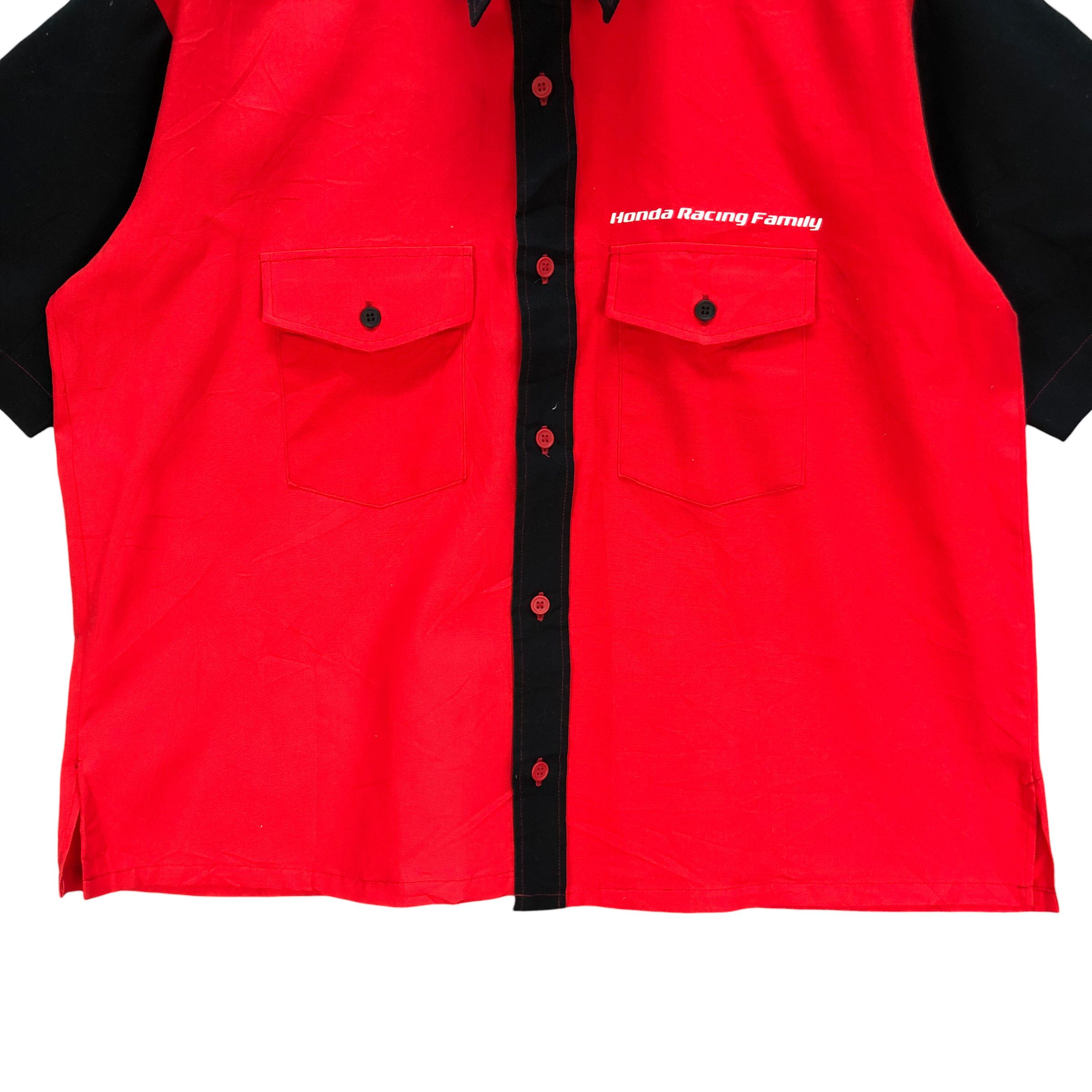 Honda HONDA RACING FAMILY BIG LOGO BUTTON UPS SHIRTS #7213-119 Size US L / EU 52-54 / 3 - 7 Thumbnail