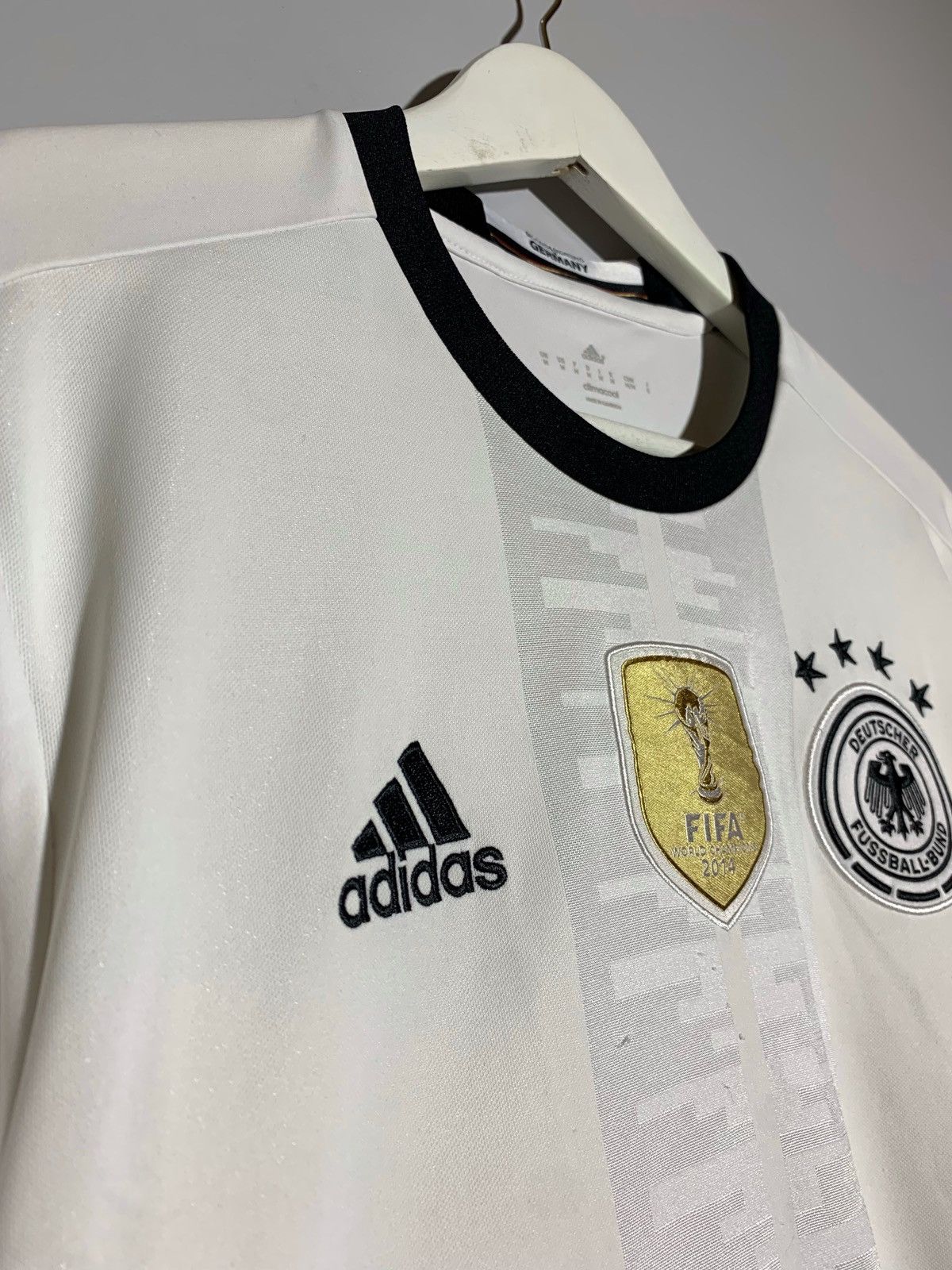 Adidas Germany Adidas 2016 Y2k Streetwear Home Football Shirt Size US M / EU 48-50 / 2 - 5 Thumbnail