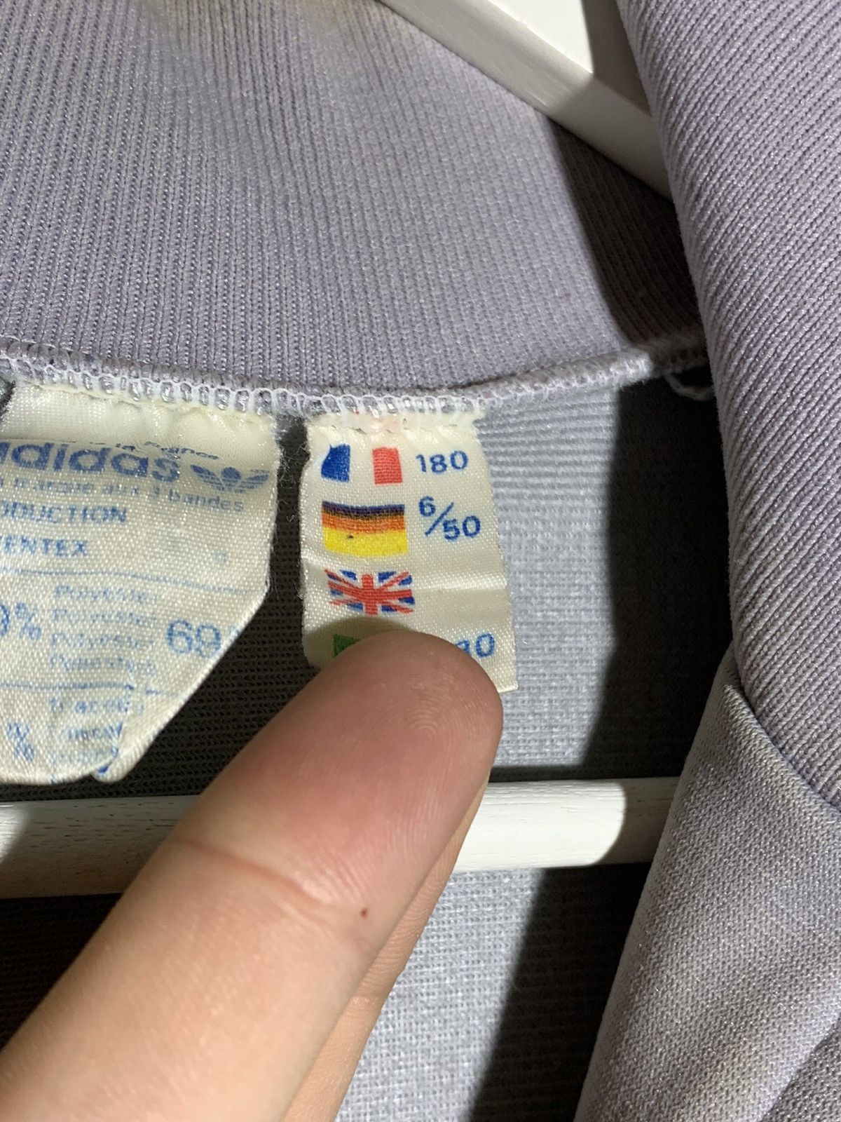Adidas × Vintage Adidas Ventex Vintage Rare Made in France Track Top Size US M / EU 48-50 / 2 - 9 Thumbnail