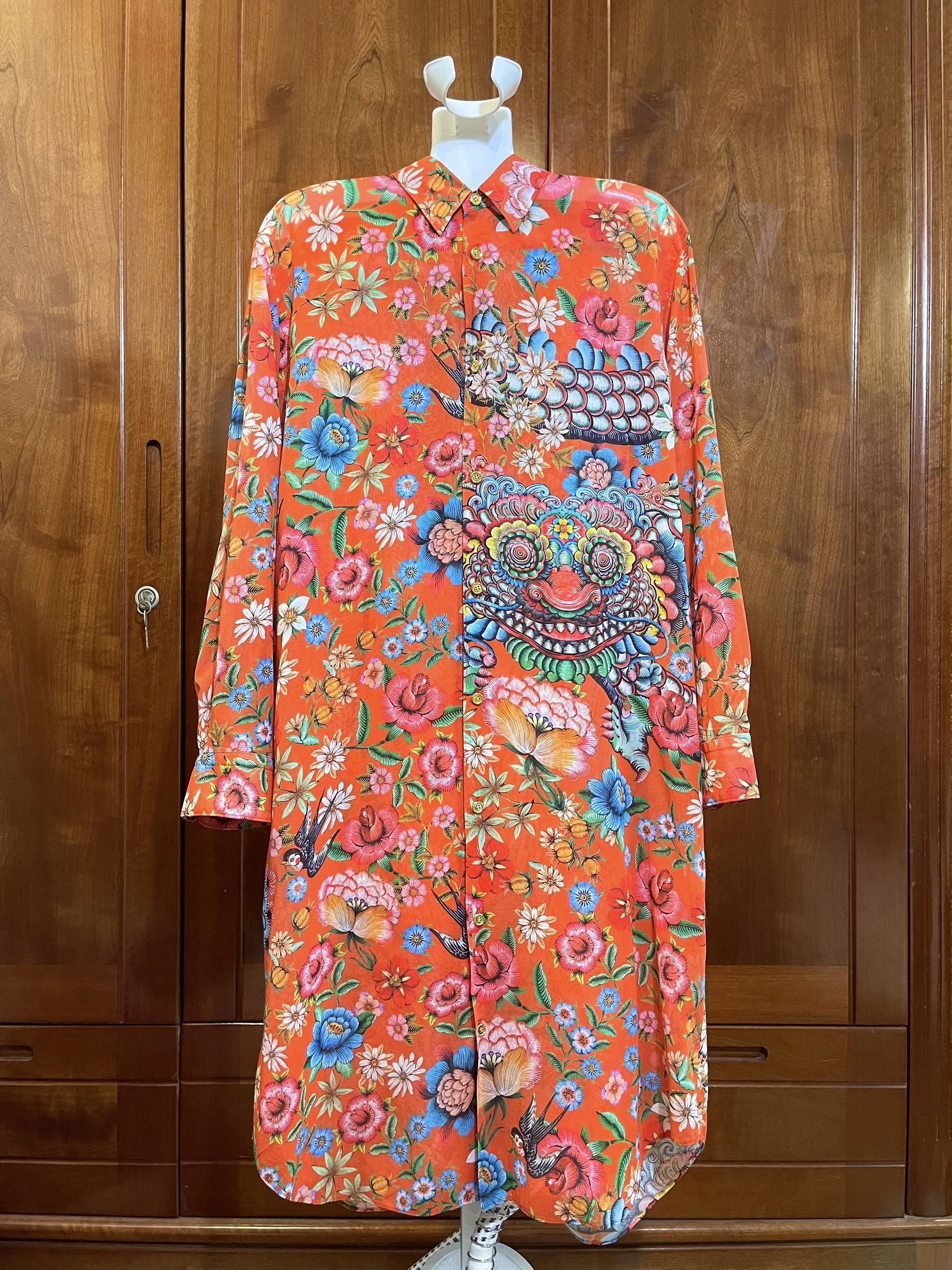 image of Junya Watanabe S/s2022 Qilin Long-Shirt, Men's (Size Small)