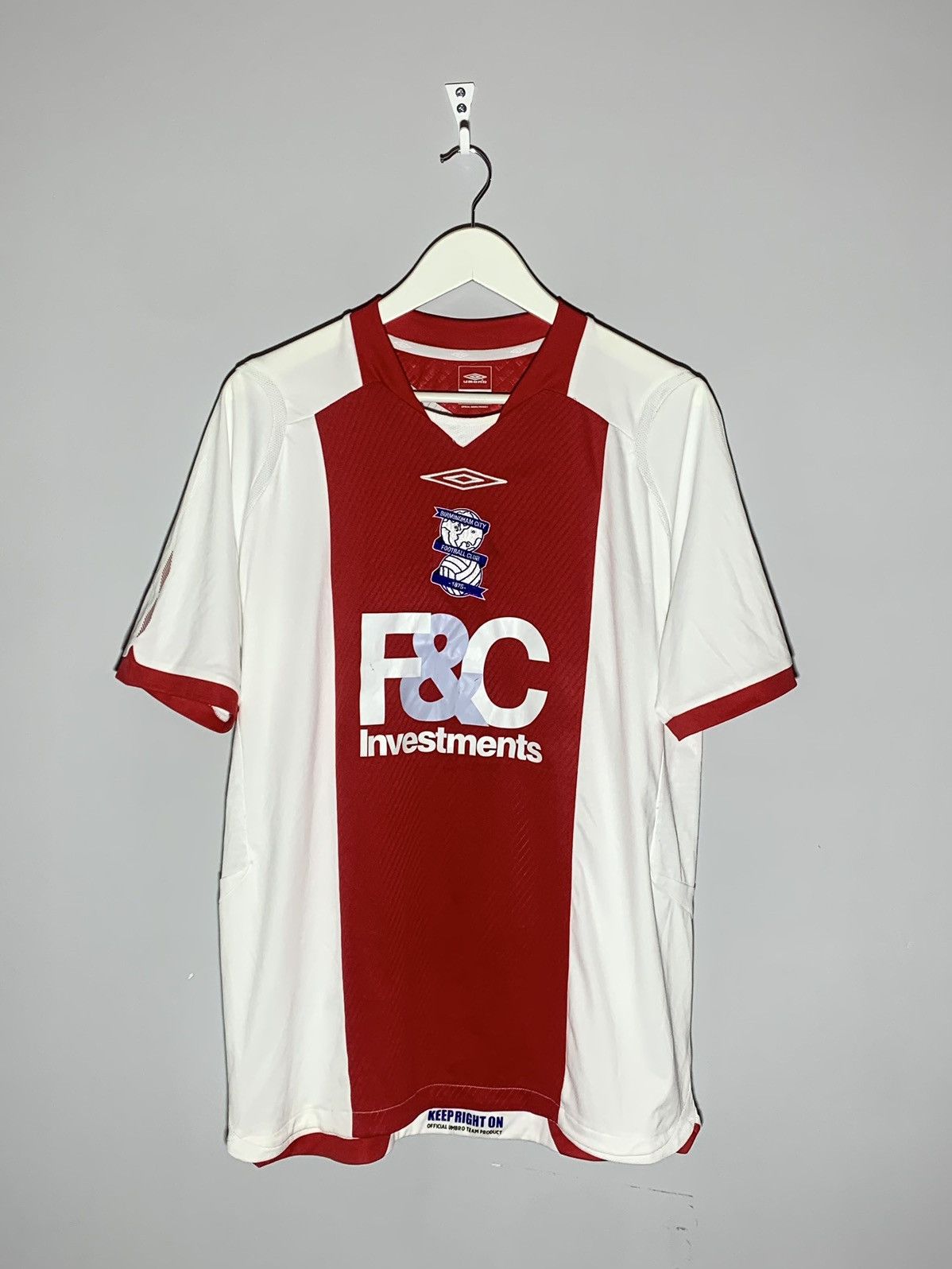 Maillot Vintage Domicile Birmingham City 2007-2008 Umbro - Taille L