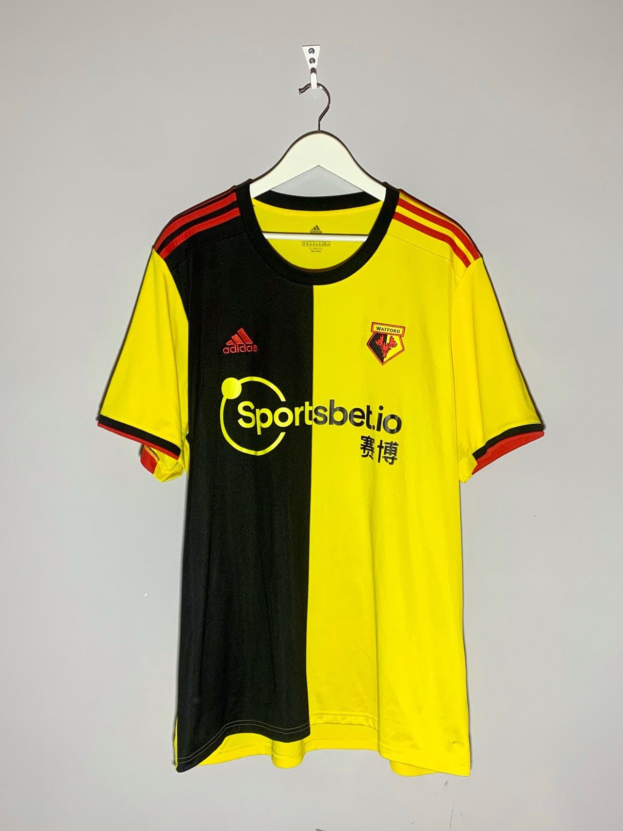 Watford Adidas 2019/20 Y2k Streetwear Football Shirt