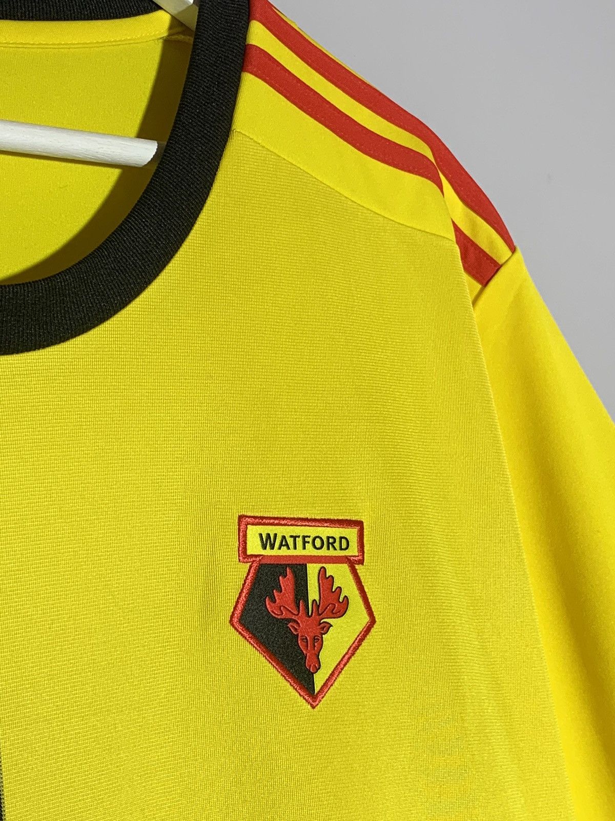 Adidas Watford Adidas 2019/20 Y2k Streetwear Football Shirt Size US XXL / EU 58 / 5 - 4 Thumbnail