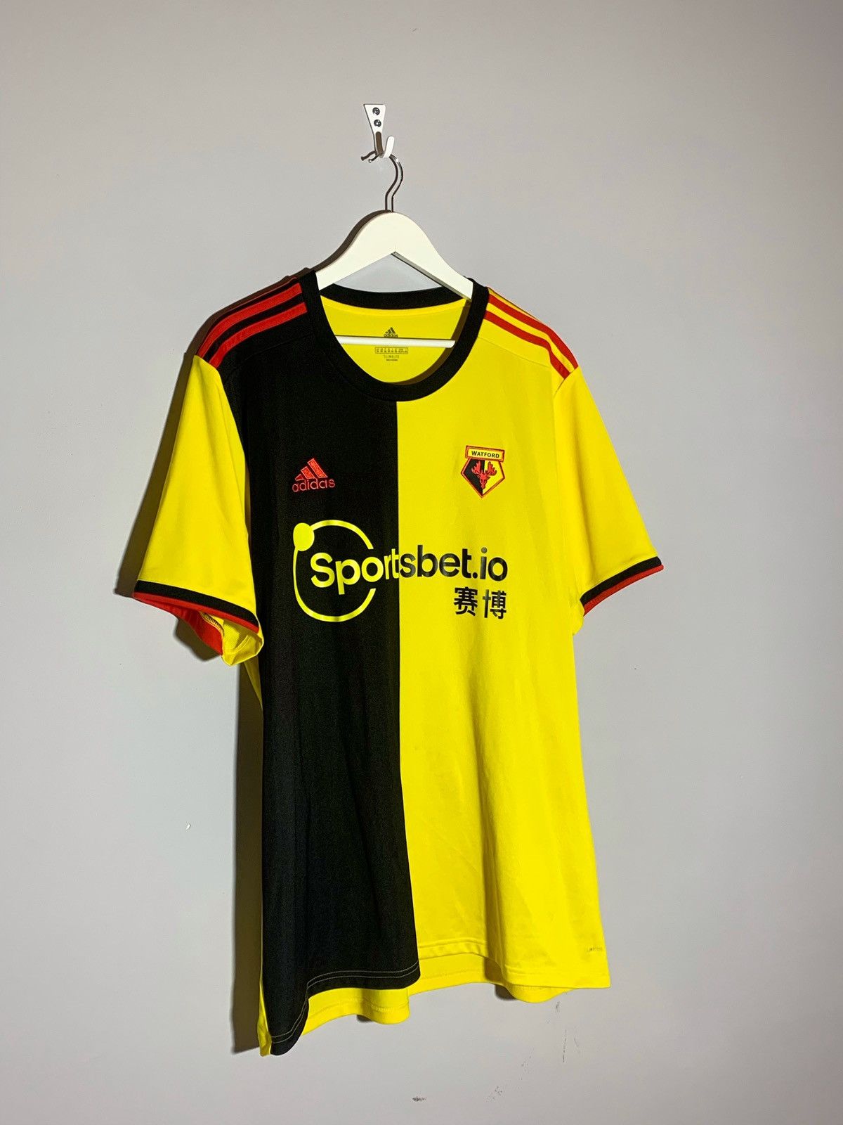 Adidas Watford Adidas 2019/20 Y2k Streetwear Football Shirt Size US XXL / EU 58 / 5 - 2 Thumbnail