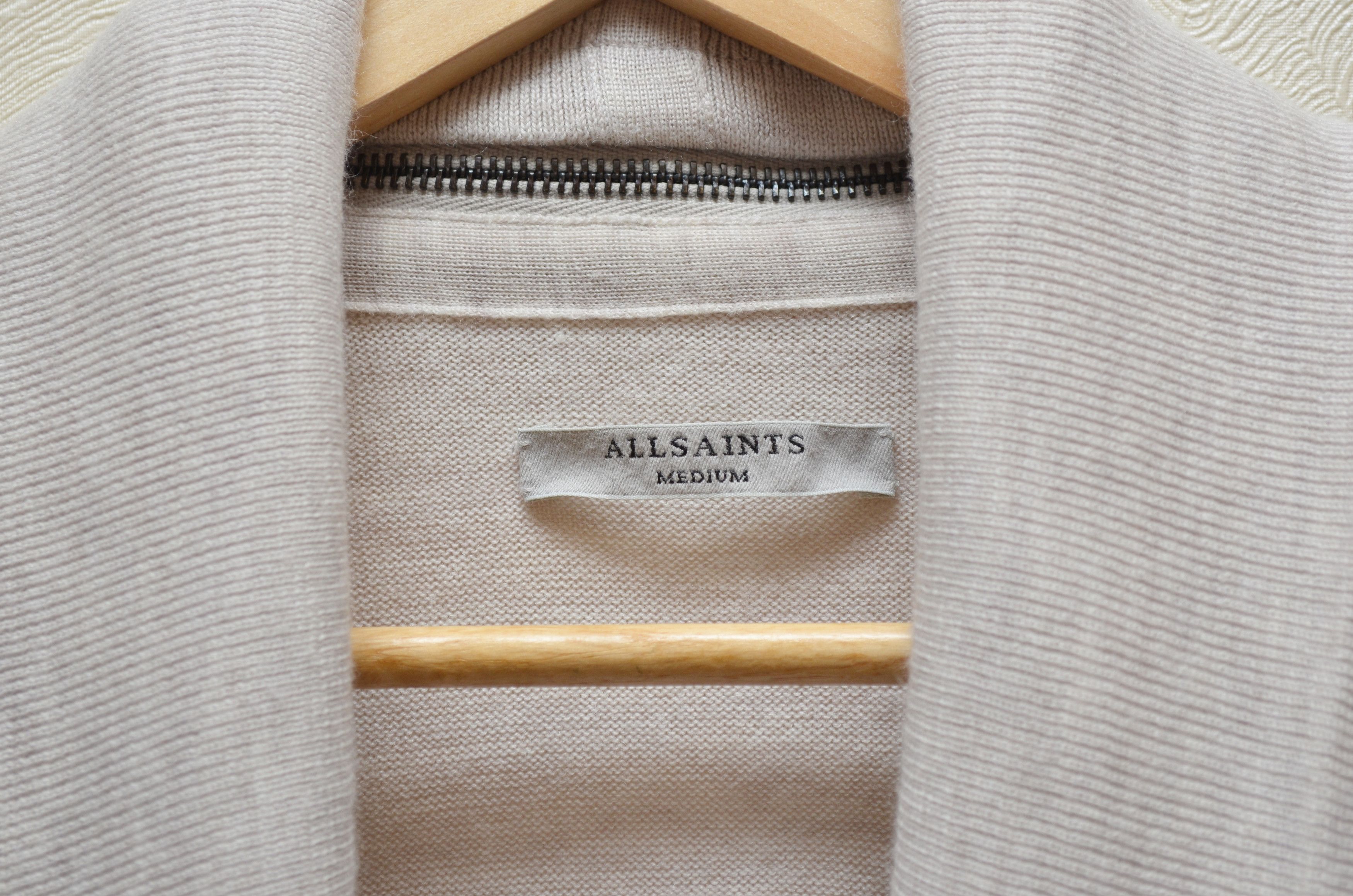 Allsaints × Designer AllSaints Dahlia Sweater Wool Open Cardigan Size M / US 6-8 / IT 42-44 - 5 Thumbnail