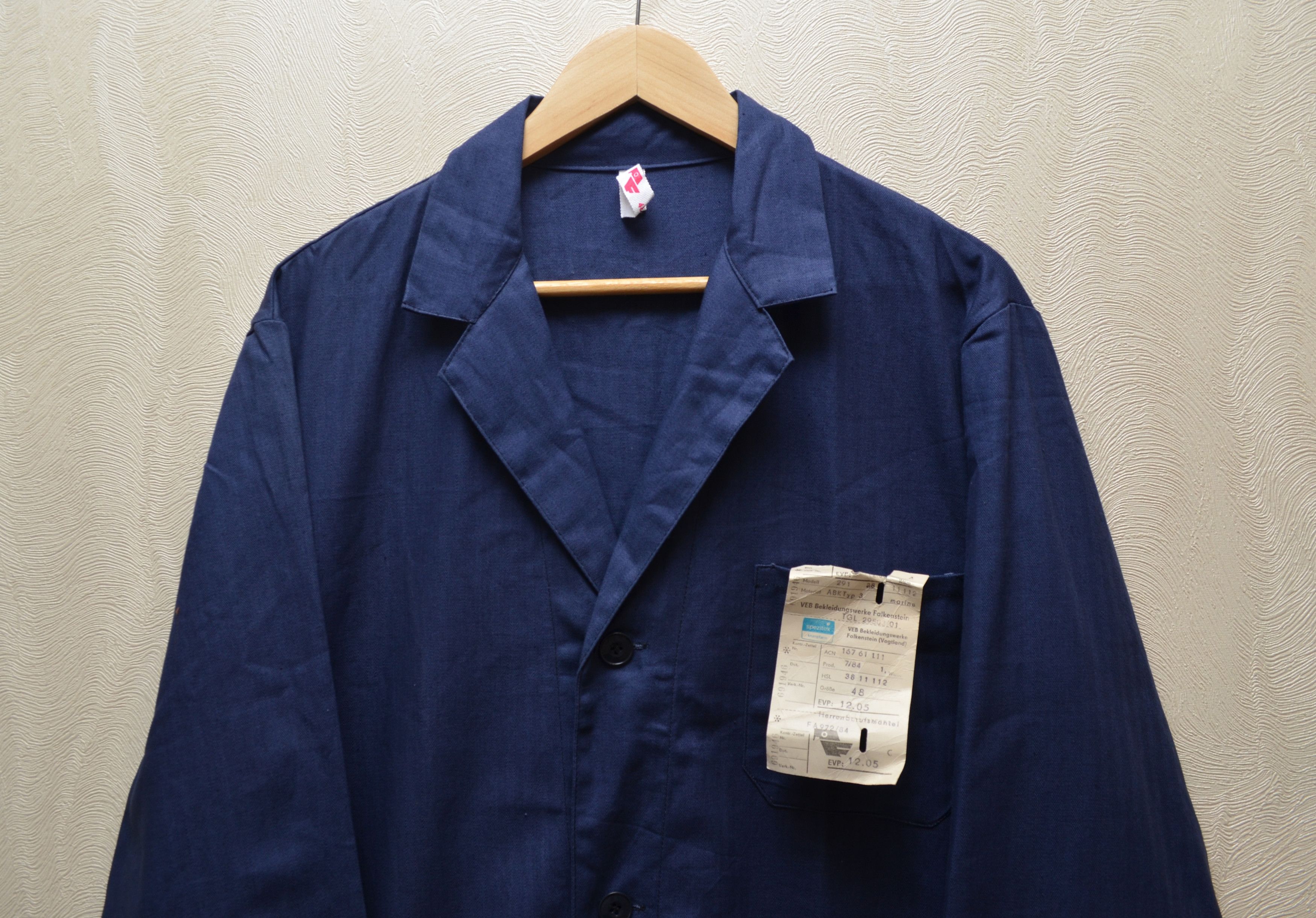 Le Laboureur × Vintage Vintage Spezitex Falkenstein French Chore Coat Jacket Long Size US M / EU 48-50 / 2 - 3 Thumbnail