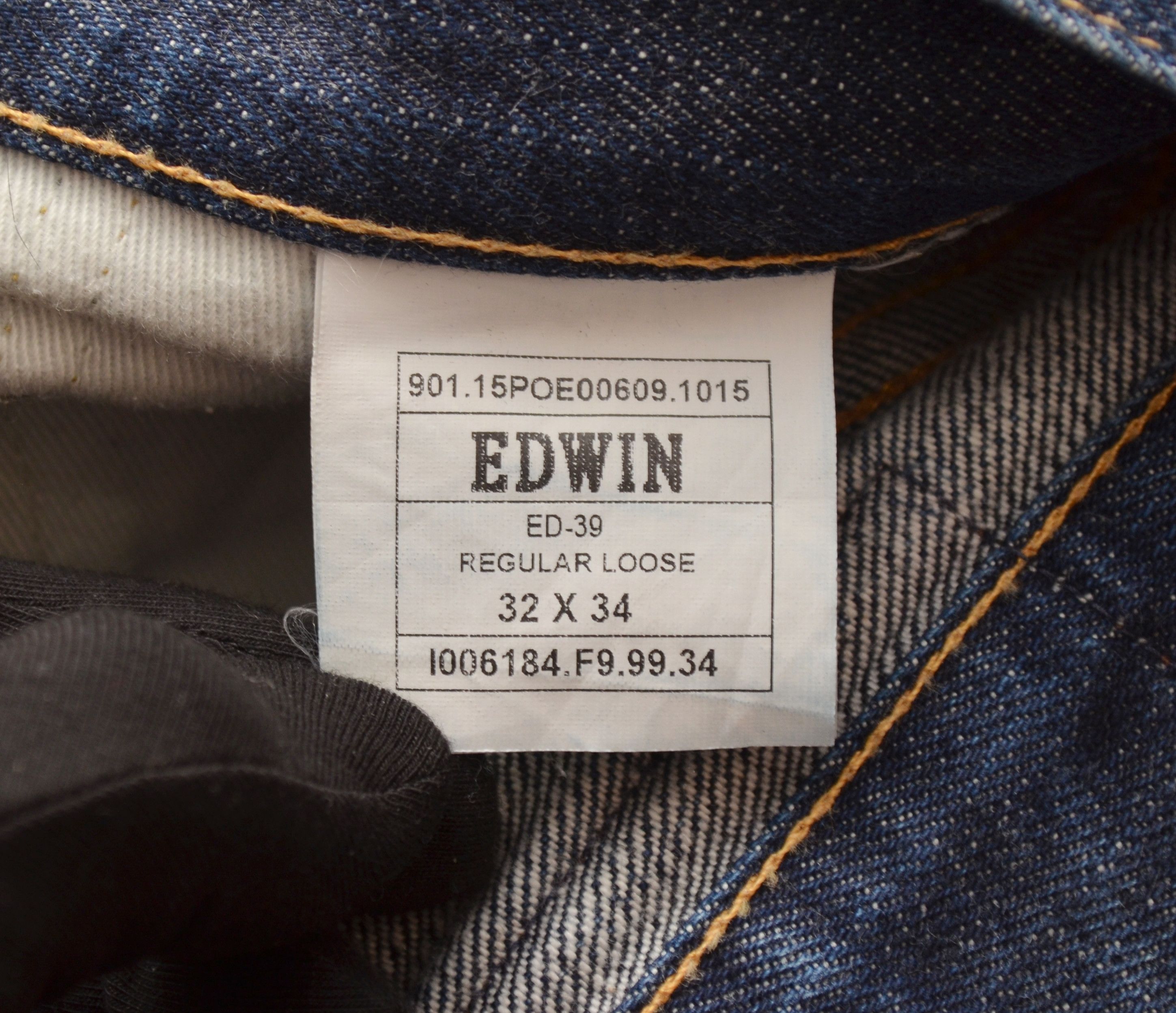Edwin × Japanese Brand RARE 🔥 EDWIN ED-39 Regular Loose Selvage Jeans Size W32 L34 Size US 32 / EU 48 - 12 Thumbnail