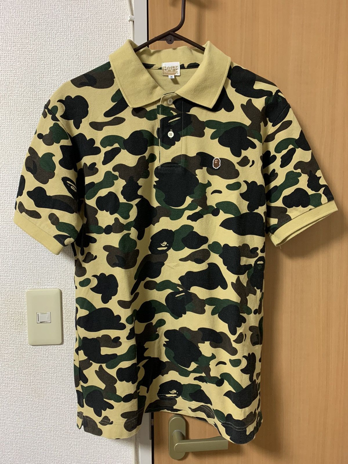 bape camo polo