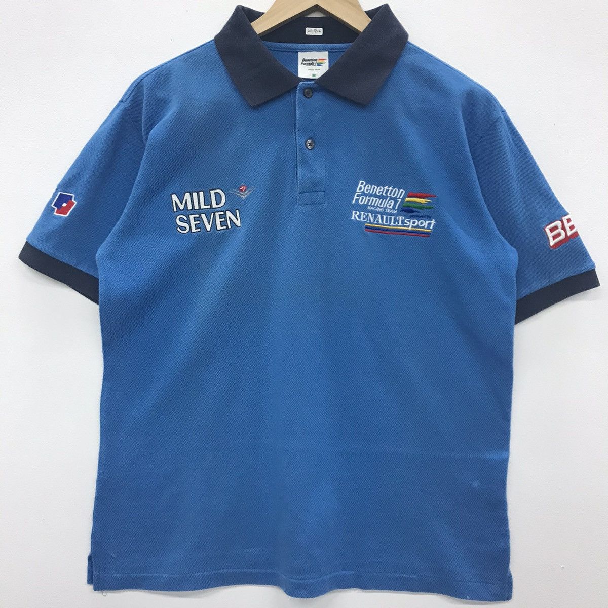 Vintage Vintage Benetton Formula 1 Racing Team Tee Size US M / EU 48-50 / 2 - 2 Thumbnail