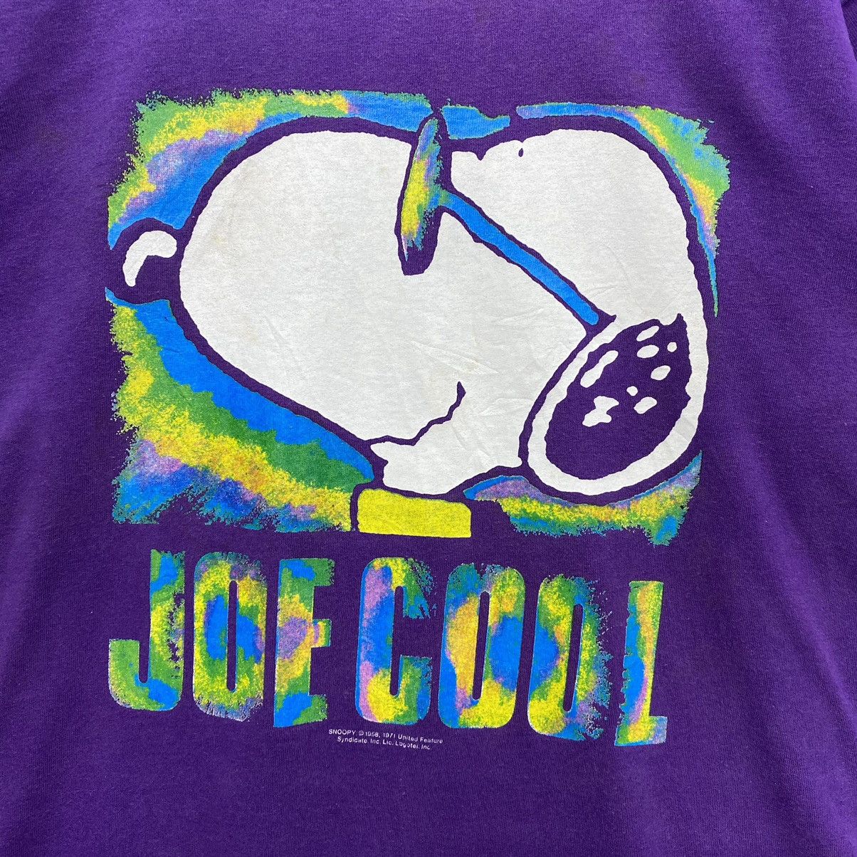 Cartoon Network × Fruit Of The Loom × Vintage *Vintage 90s SNOOPY Joe Cool big Logo Men Clothing TShirt Size US L / EU 52-54 / 3 - 8 Thumbnail