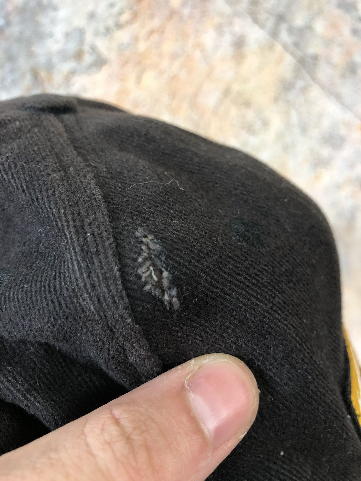 Nike × Vintage Nike air vintage black big logo cap Size ONE SIZE - 4 Thumbnail