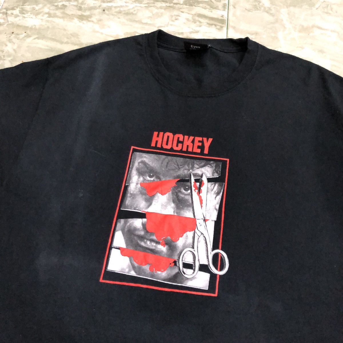 Rare Vintage Hockey Eyes Without A Face Skateboard T Shirt Grailed