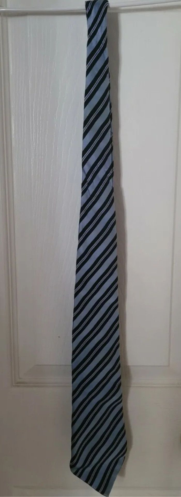 Other Resilio Blue Black Stripe Tie Regular 58" Size ONE SIZE - 1 Thumbnail