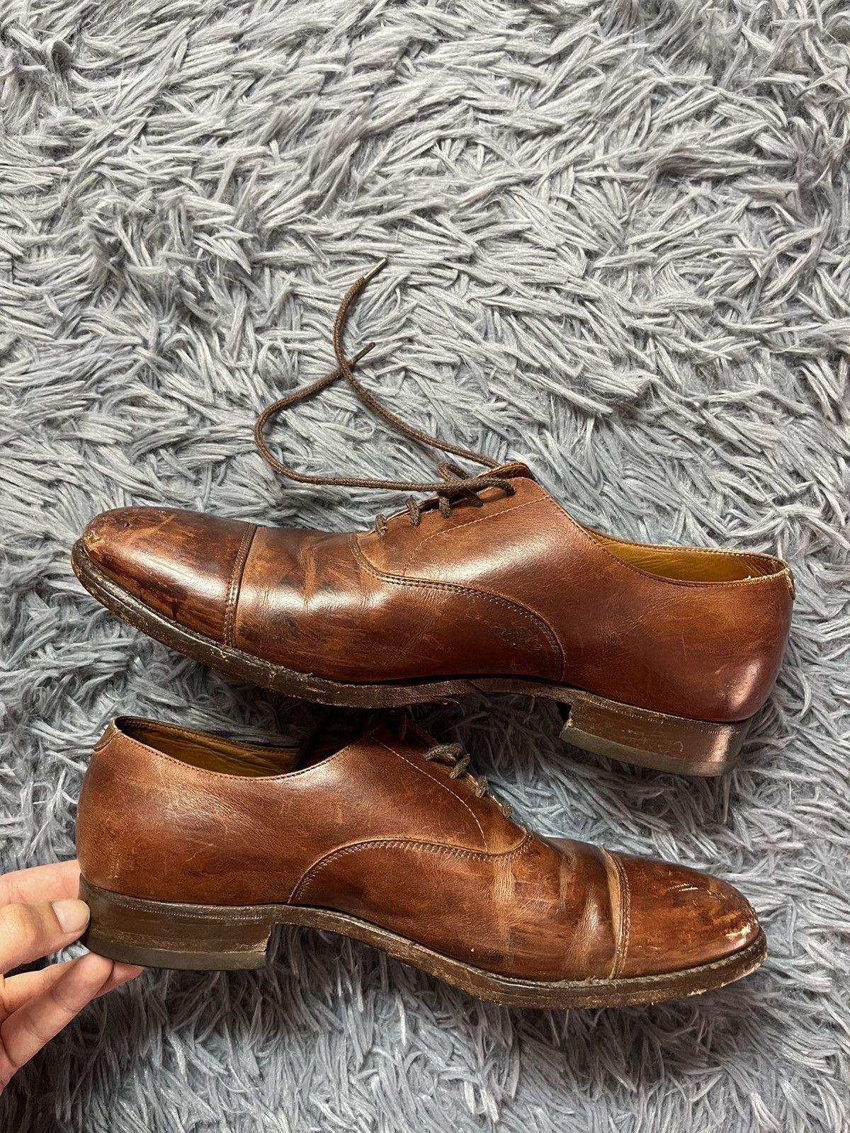 Crockett & Jones × Vintage Crockett & Jones 90s vintage leather shoes Size US 7 / EU 40 - 4 Thumbnail