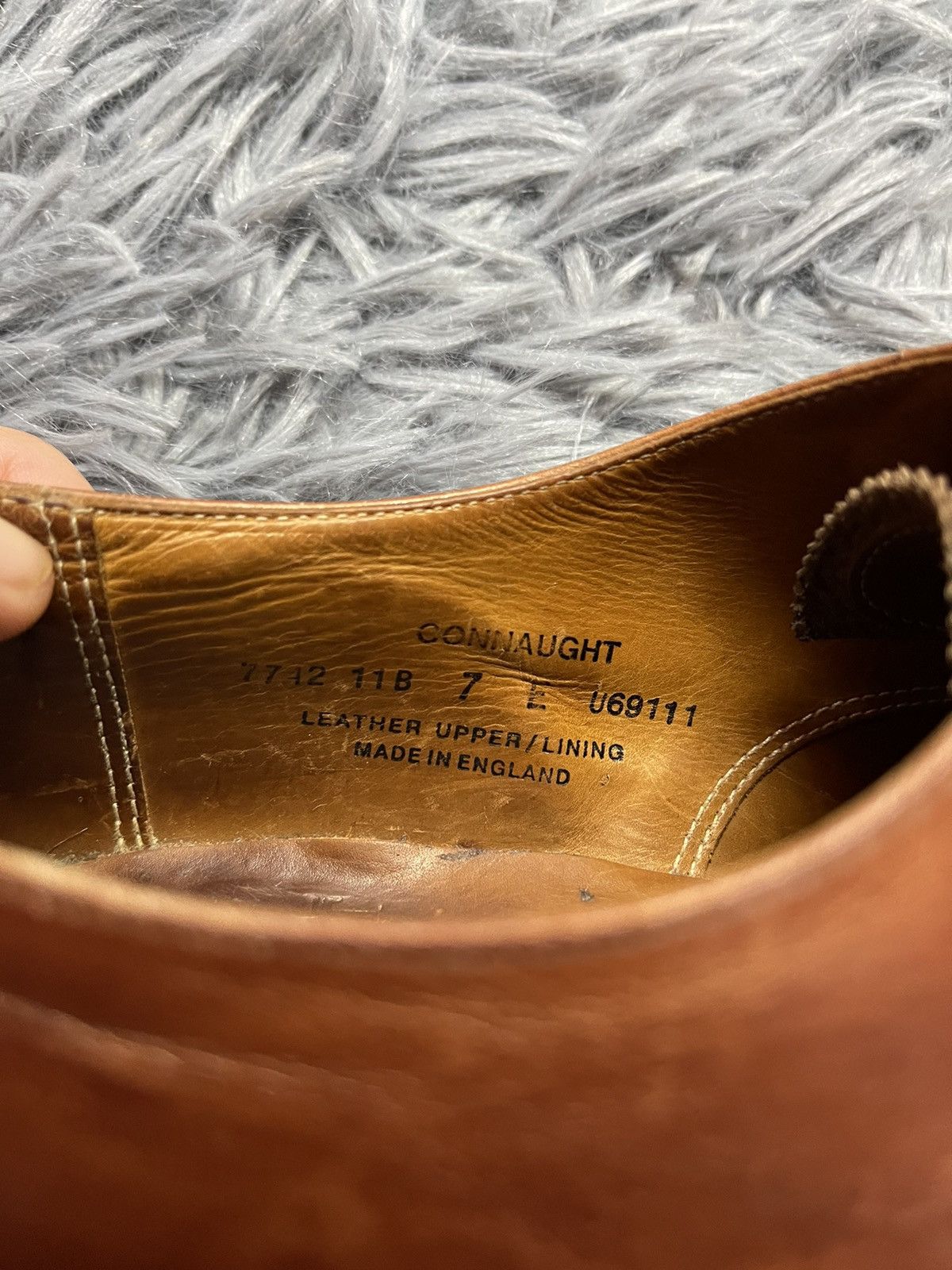 Crockett & Jones × Vintage Crockett & Jones 90s vintage leather shoes Size US 7 / EU 40 - 8 Thumbnail