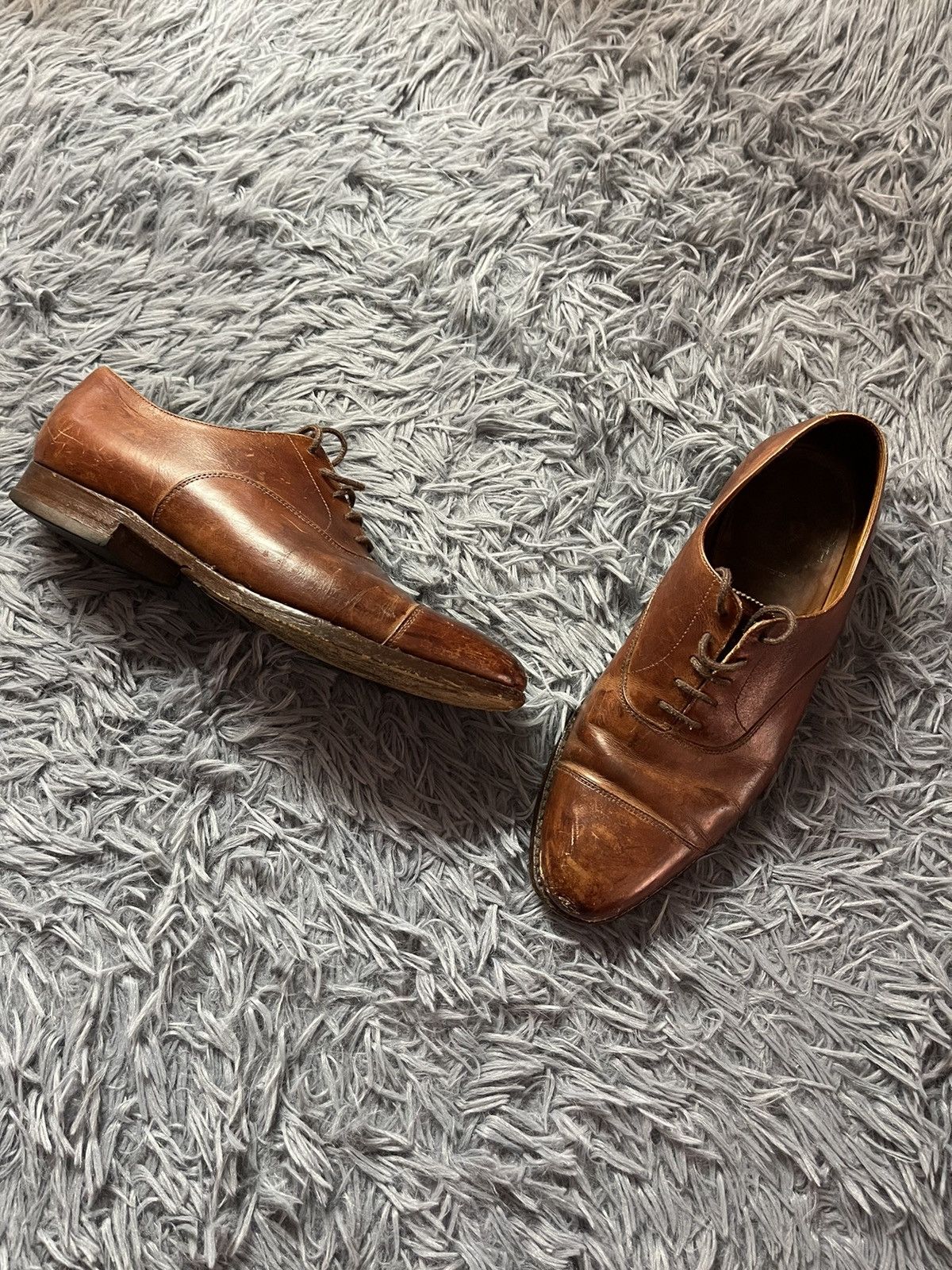 Crockett & Jones × Vintage Crockett & Jones 90s vintage leather shoes Size US 7 / EU 40 - 1 Thumbnail