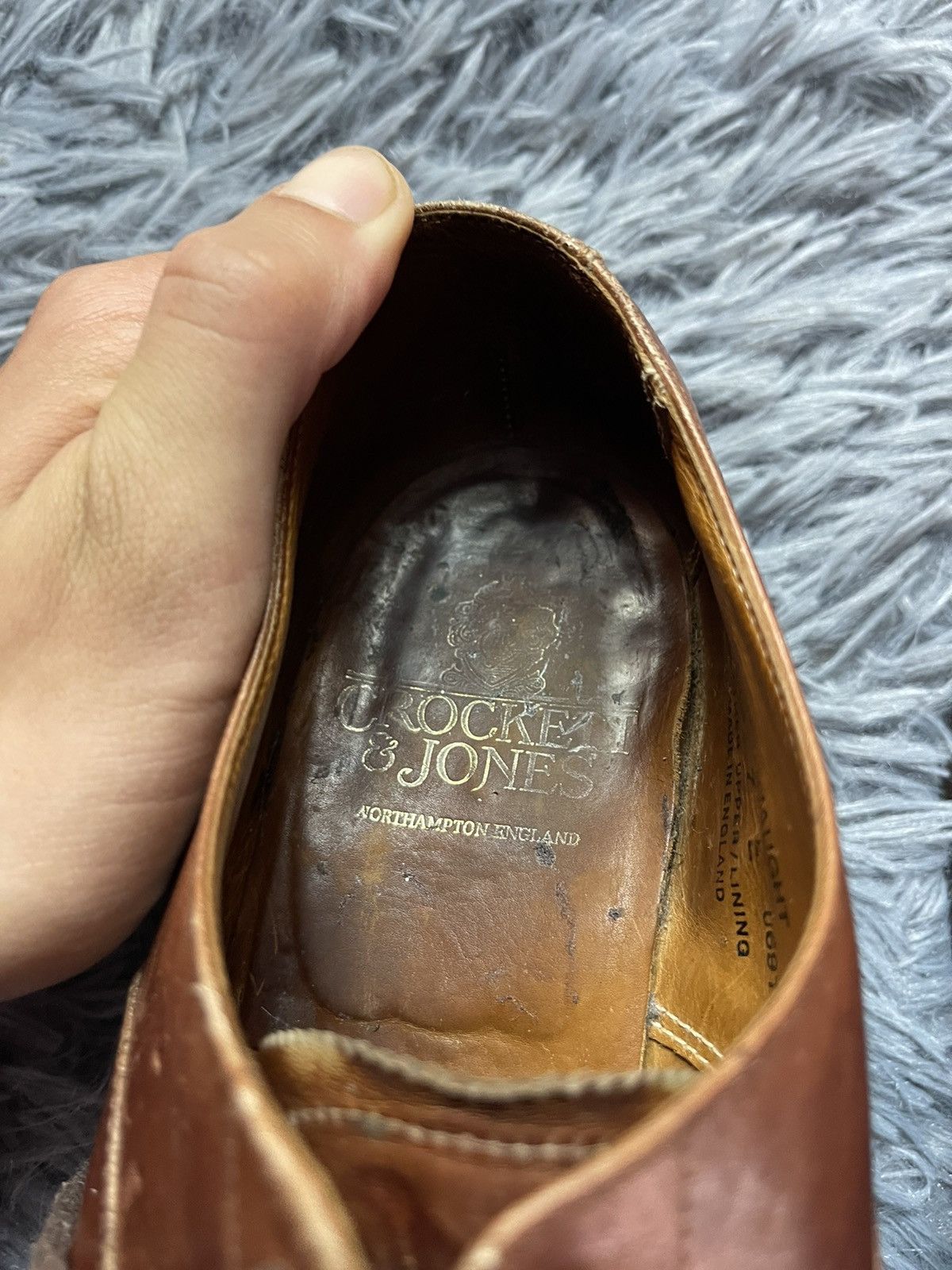 Crockett & Jones × Vintage Crockett & Jones 90s vintage leather shoes Size US 7 / EU 40 - 7 Thumbnail