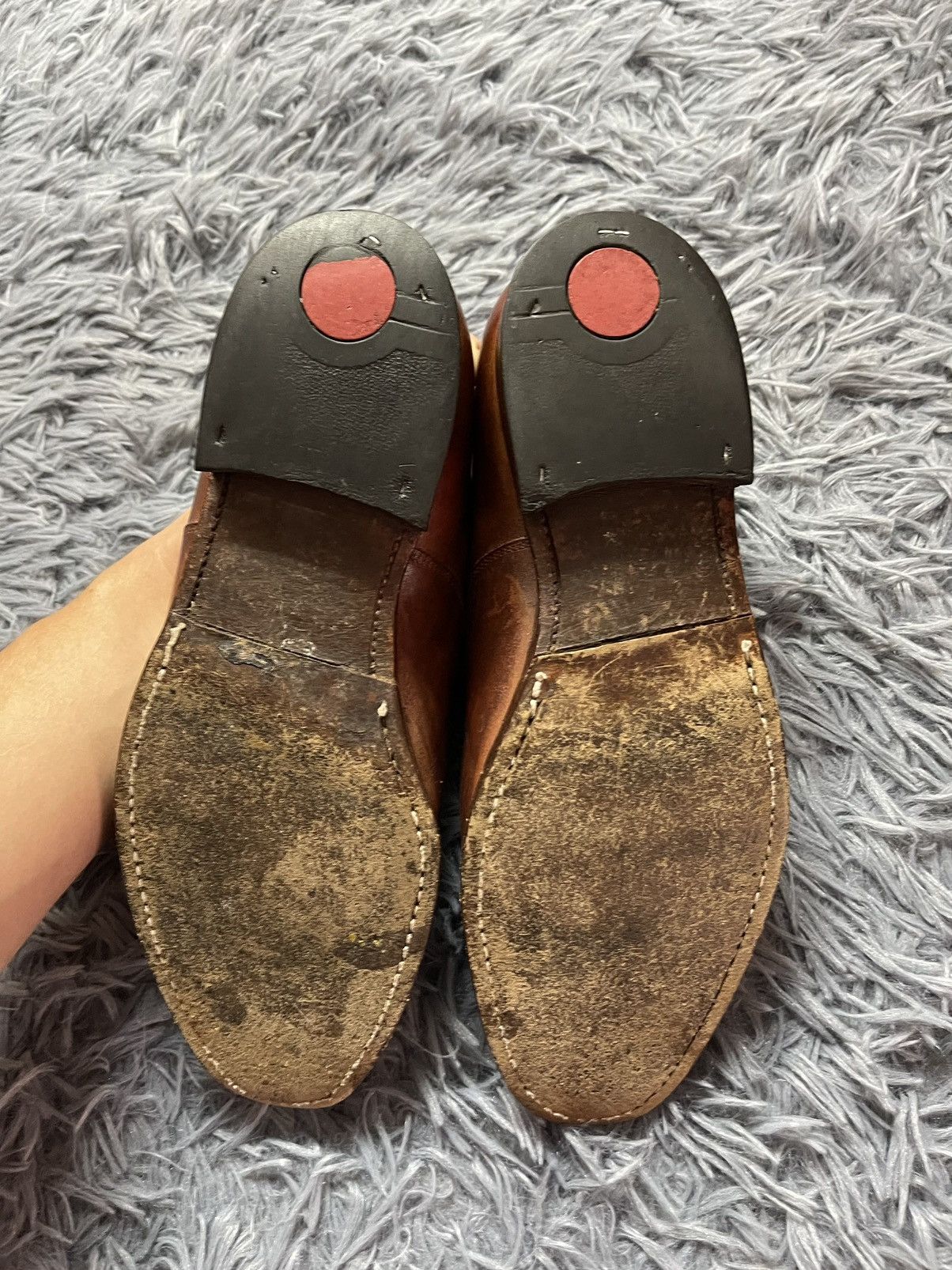 Crockett & Jones × Vintage Crockett & Jones 90s vintage leather shoes Size US 7 / EU 40 - 11 Thumbnail