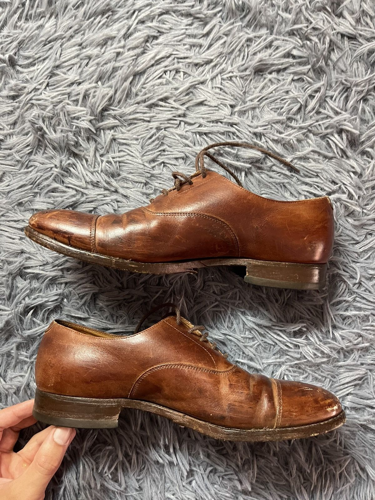 Crockett & Jones × Vintage Crockett & Jones 90s vintage leather shoes Size US 7 / EU 40 - 3 Thumbnail