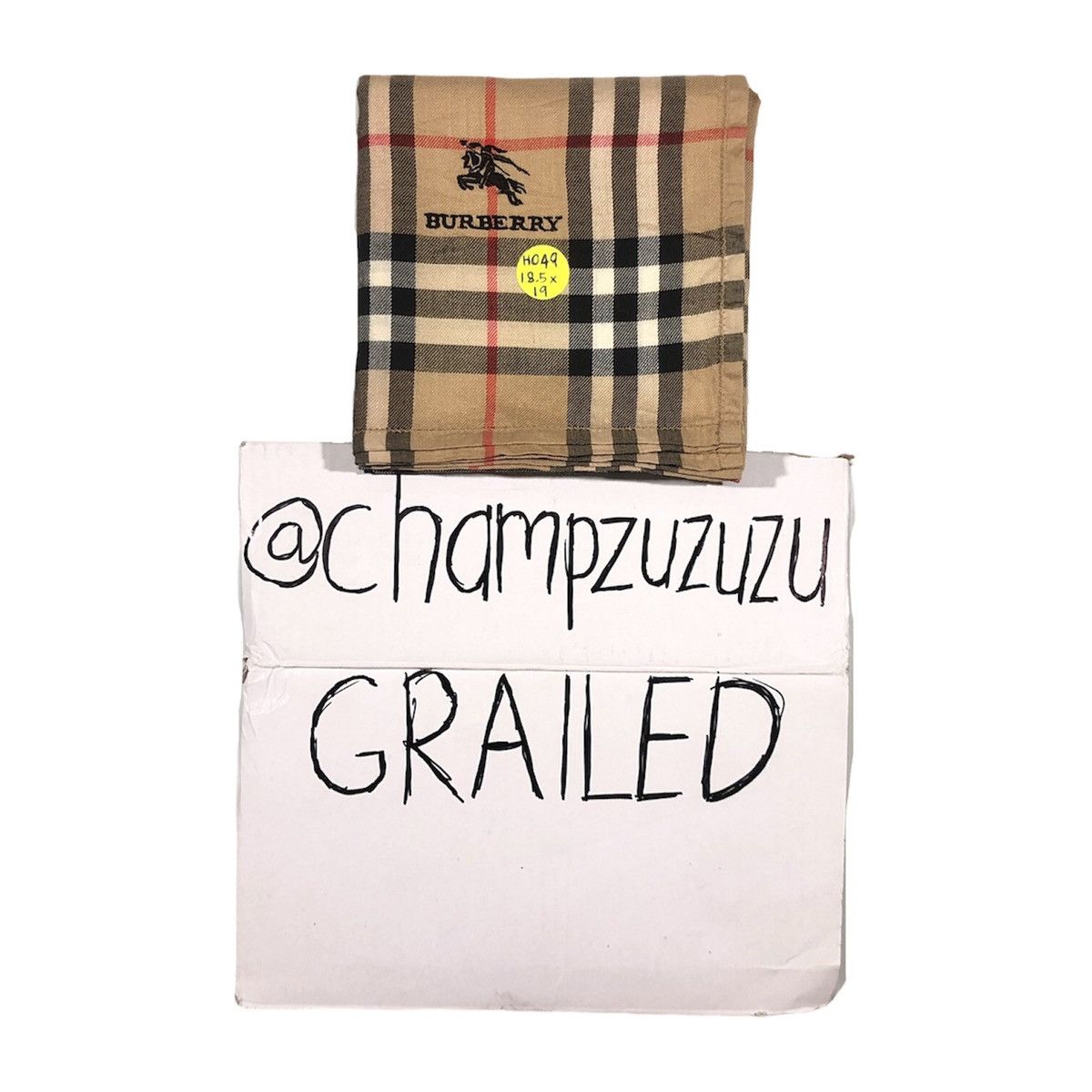 Burberry Burberry Novacheck Checkered Handkerchief Pocketsquare Size ONE SIZE - 6 Thumbnail