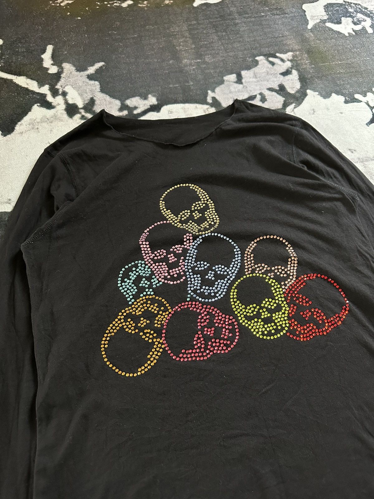 Lucien Pellat-Finet 00s LPF cut & sew skull stone long sleeve Size US L / EU 52-54 / 3 - 3 Thumbnail