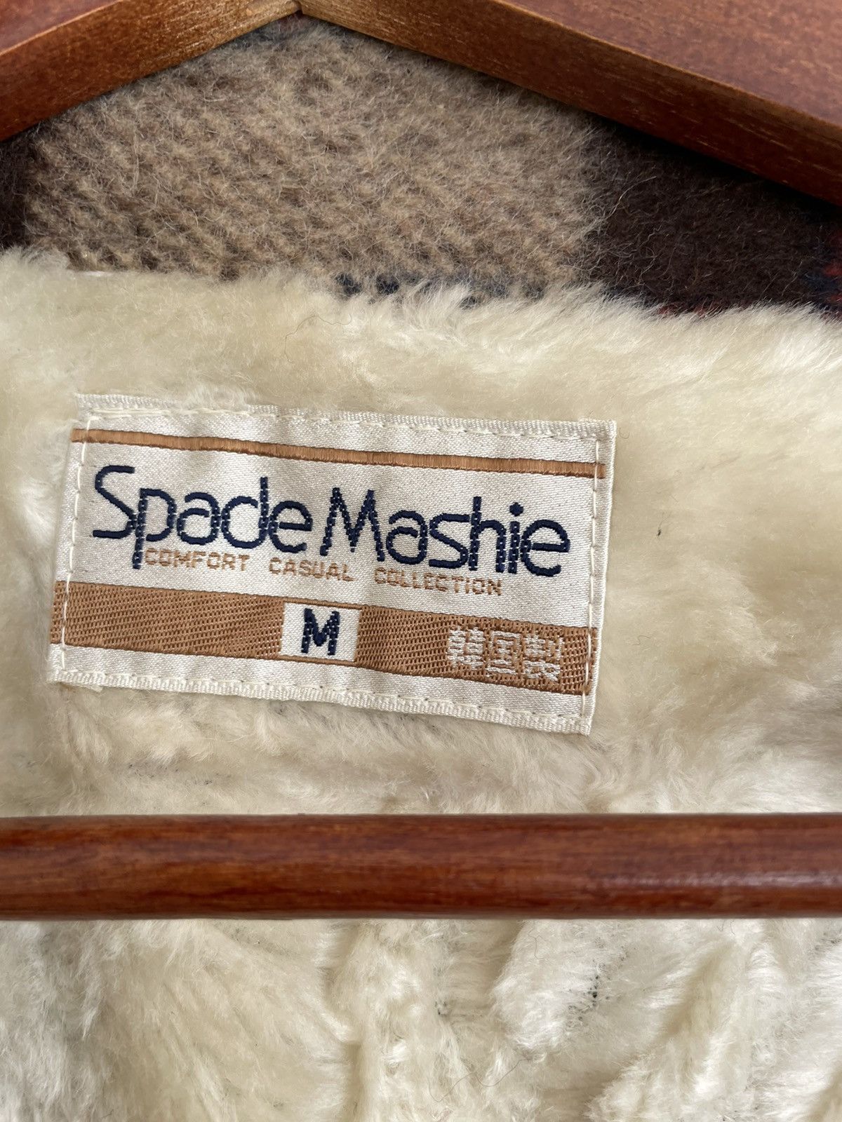 Japanese Brand × Vintage VINTAGE SPADE MASHIE TARTAN SHEARLING JACKET Size US M / EU 48-50 / 2 - 6 Thumbnail