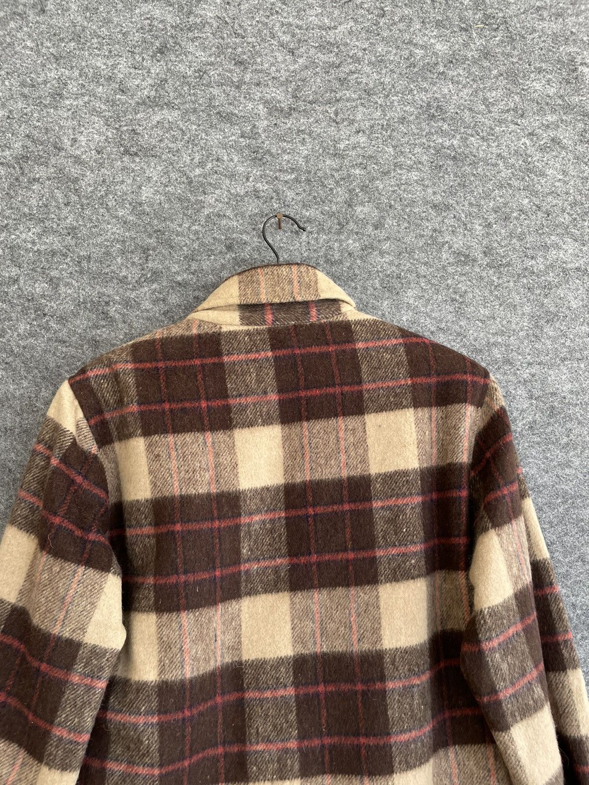 Japanese Brand × Vintage VINTAGE SPADE MASHIE TARTAN SHEARLING JACKET Size US M / EU 48-50 / 2 - 4 Thumbnail