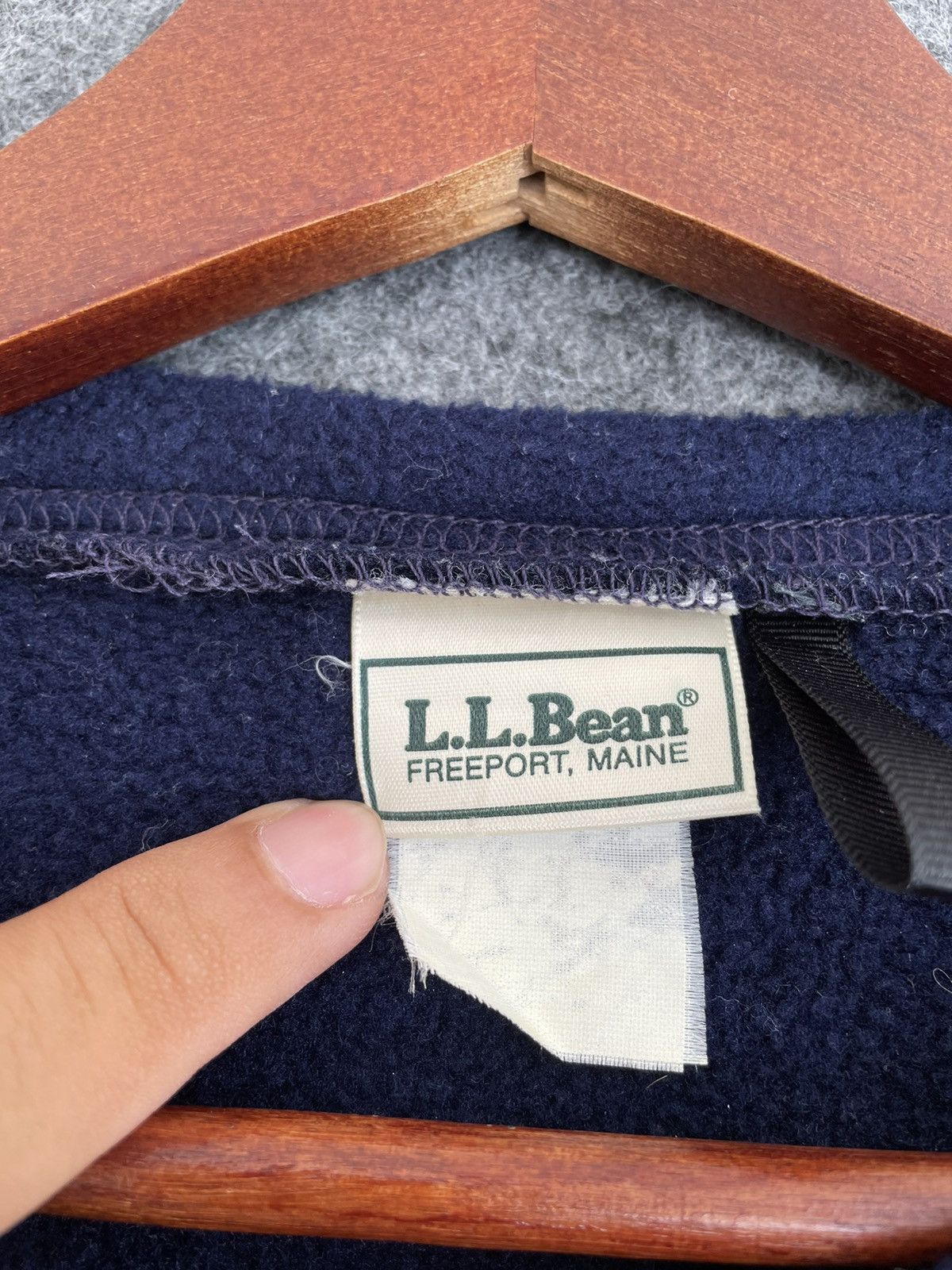 L.L. Bean VINTAGE LL BEAN USA MAINE FLEECE Size US L / EU 52-54 / 3 - 6 Thumbnail