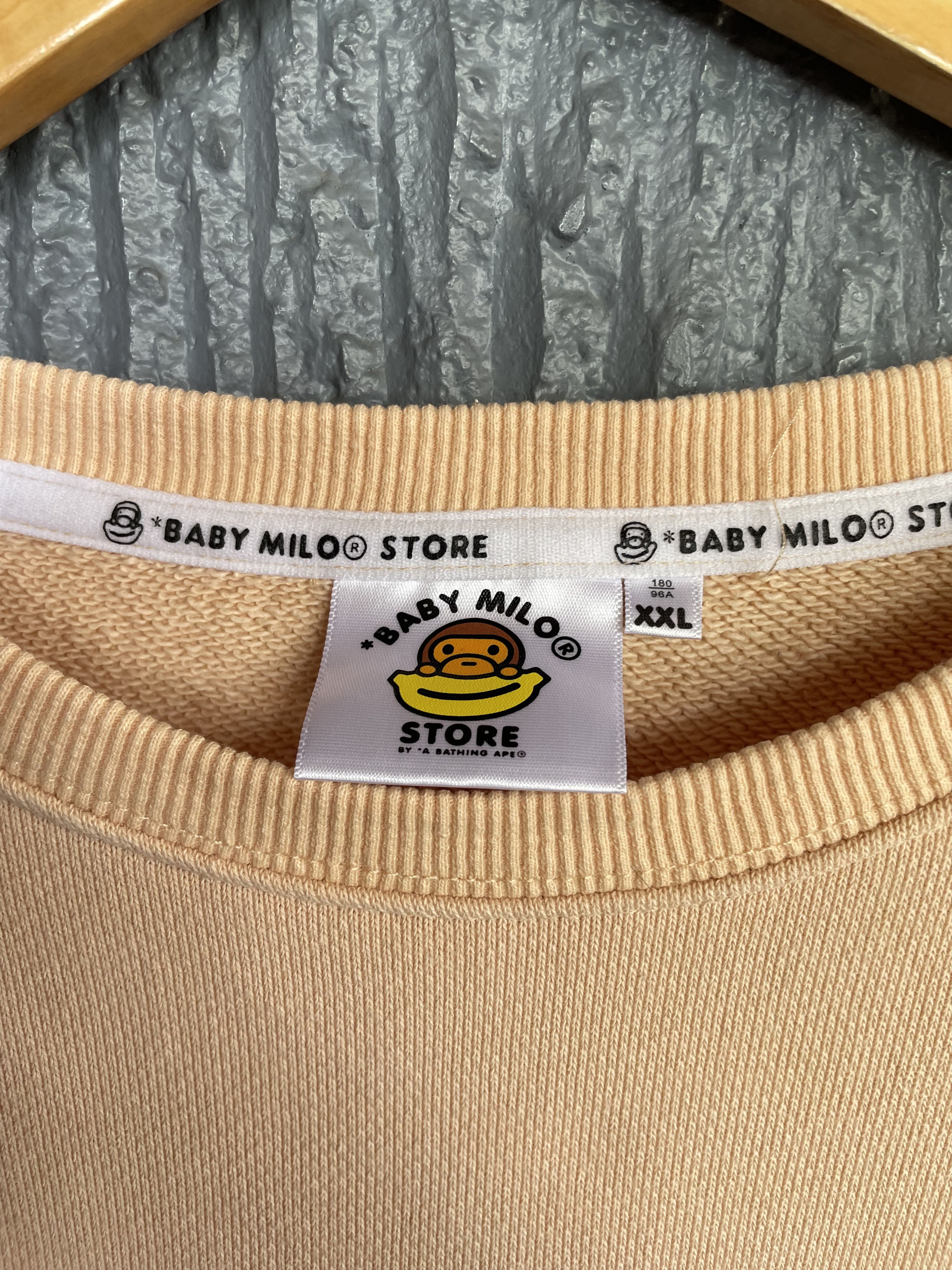 Bape Baby Milo Store Safari Crewneck Size US XXL / EU 58 / 5 - 3 Thumbnail