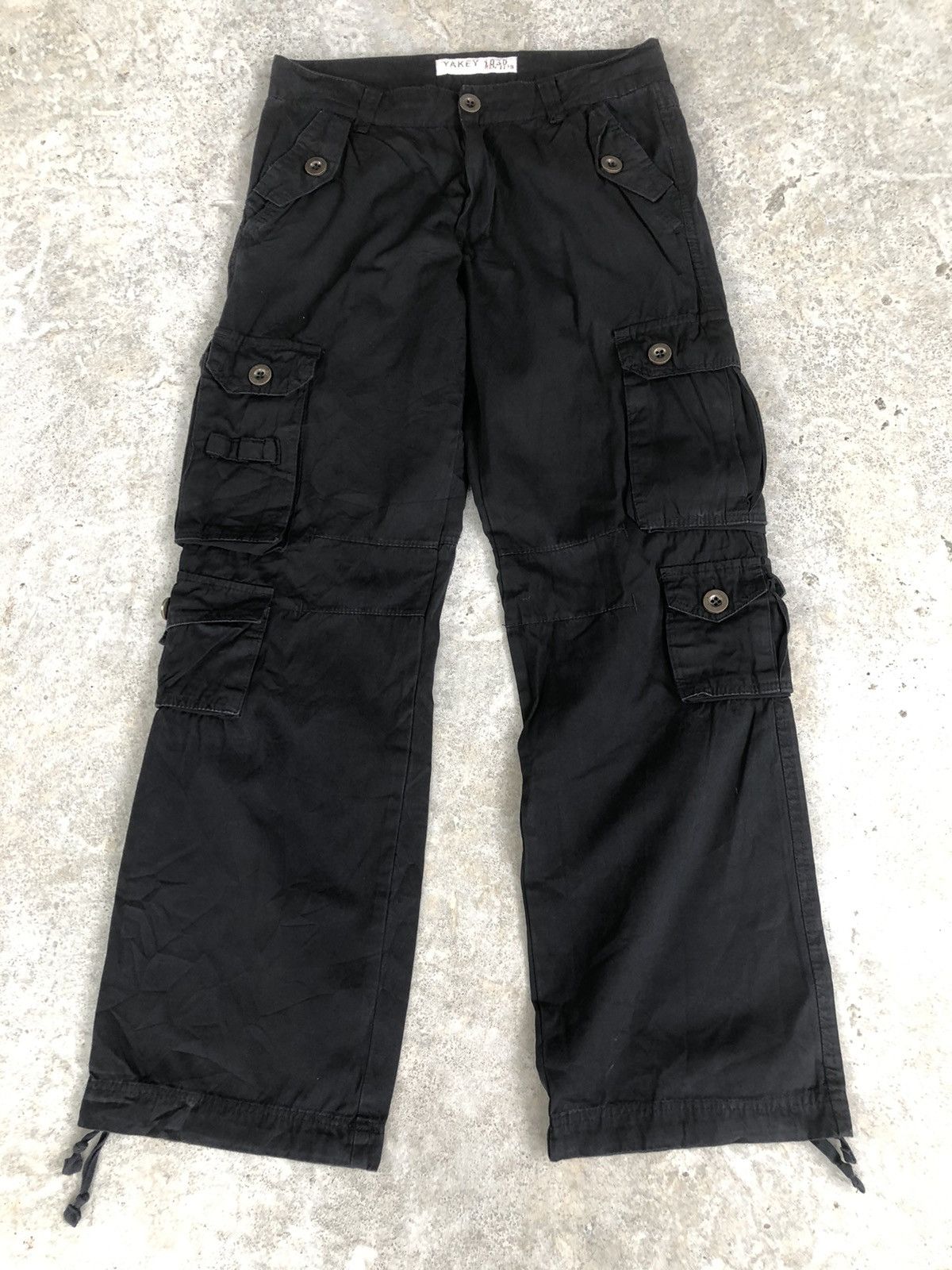 Image of Seditionaries Yakey Cargo Pants Tactical Multipocket Bondage in Black, Men's (Size 31)