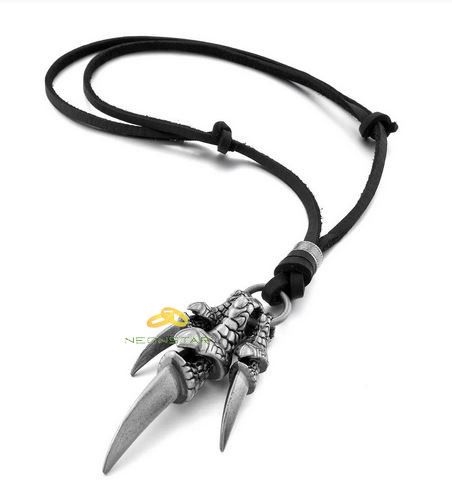 Jewelry Dragon Claw Gothic Necklace Size ONE SIZE - 2 Thumbnail