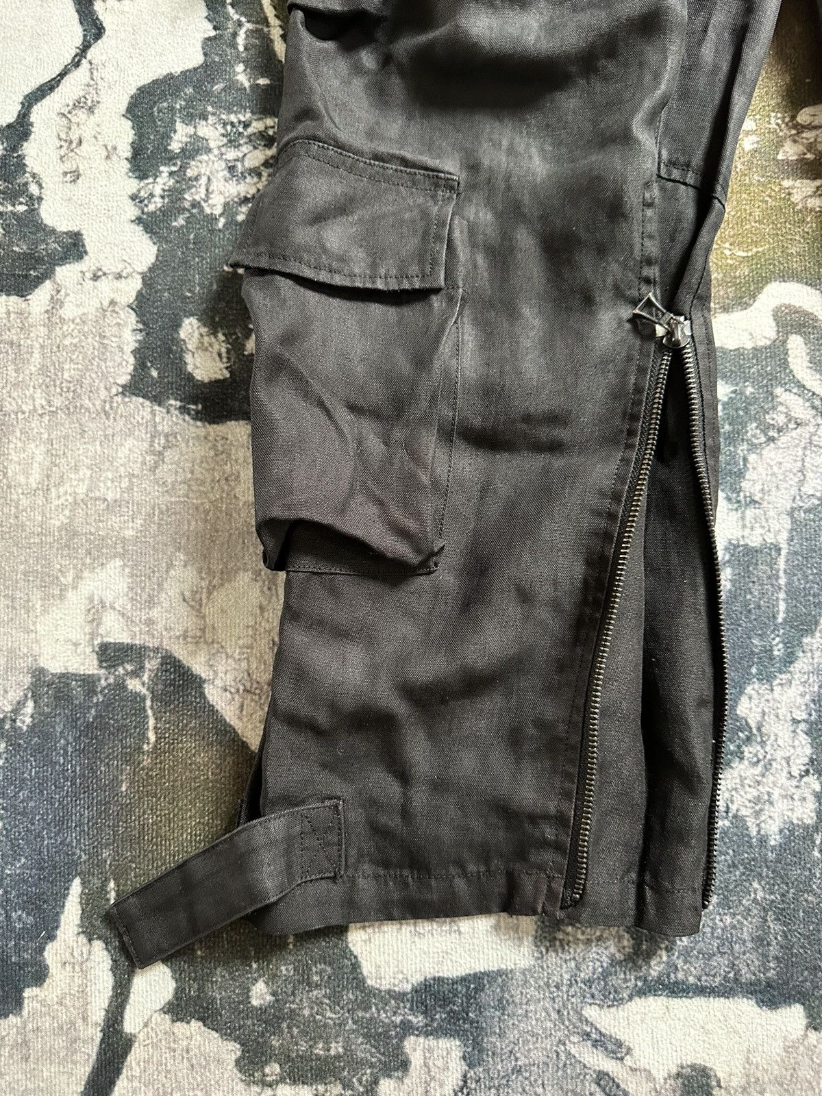 Man Of Moods 2010 S/S MofM ( Man of Moods ) Cargo bondage ramie pant Size US 33 - 11 Thumbnail