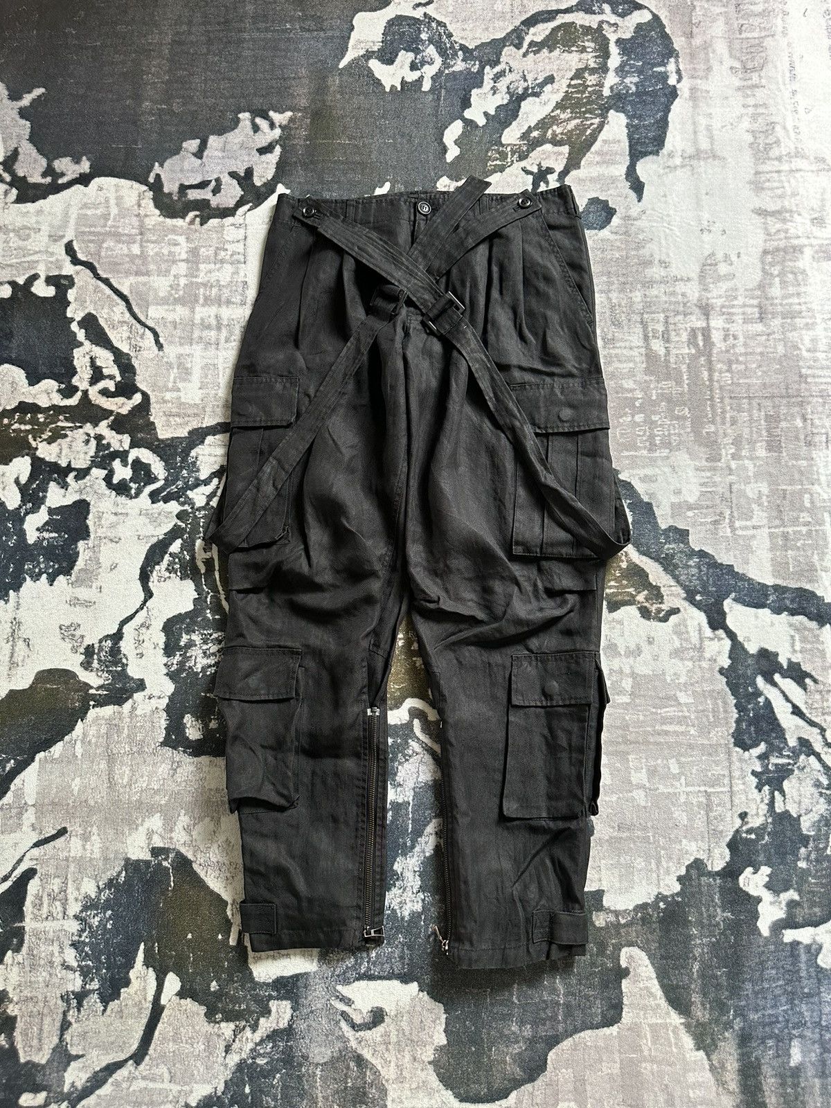 Man Of Moods 2010 S/S MofM ( Man of Moods ) Cargo bondage ramie pant Size US 33 - 4 Thumbnail